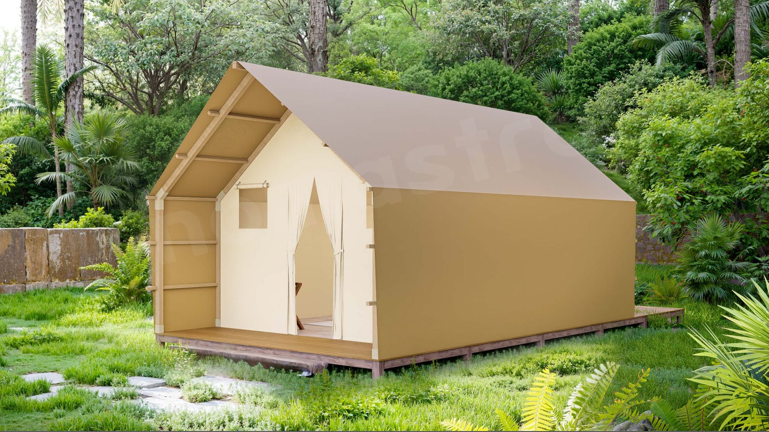 Adventure Tent exterior render