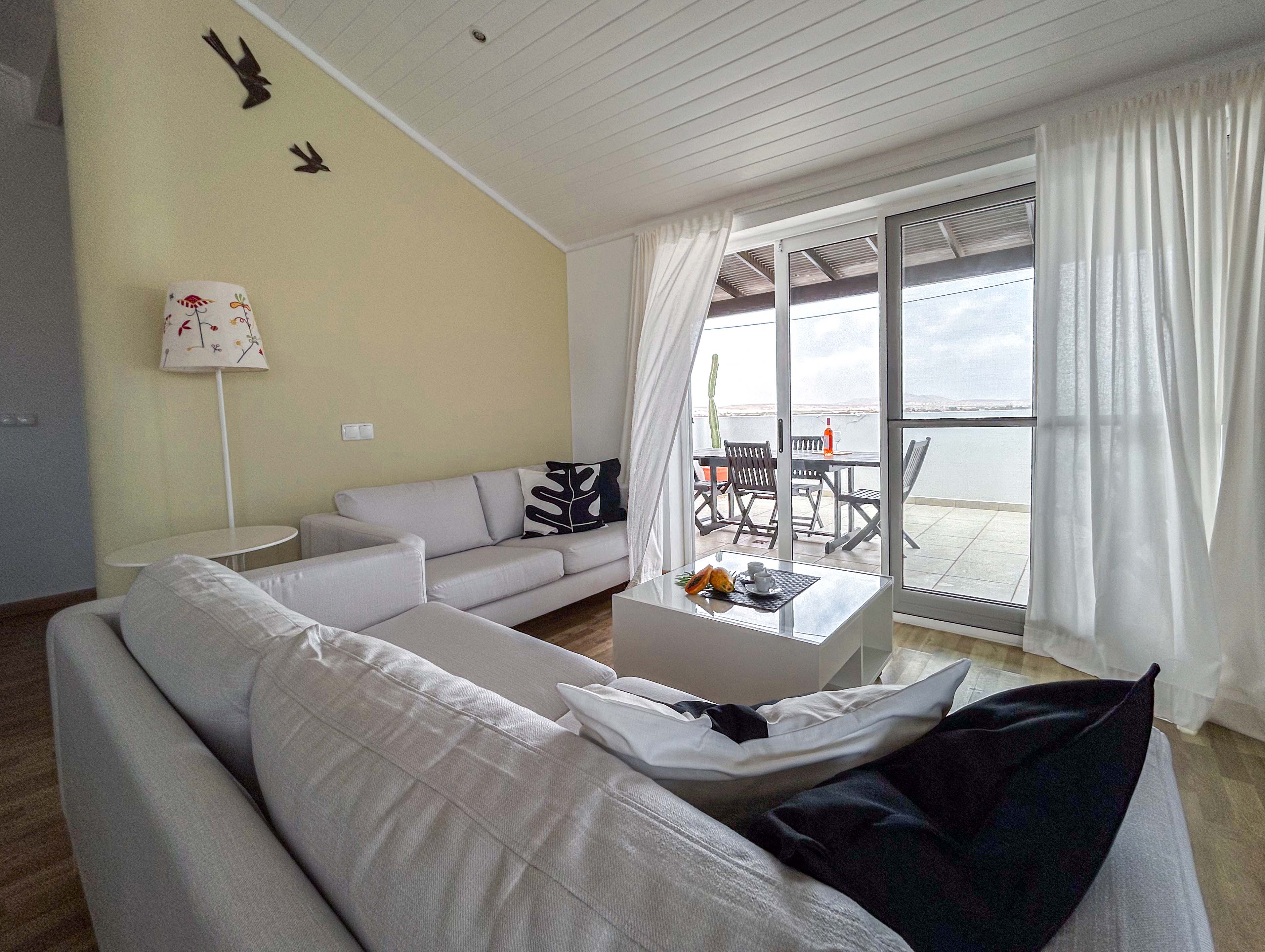 Vila Cabral Apartments Sal Island Cabo Verde, 3 bedroom apartment livingroom