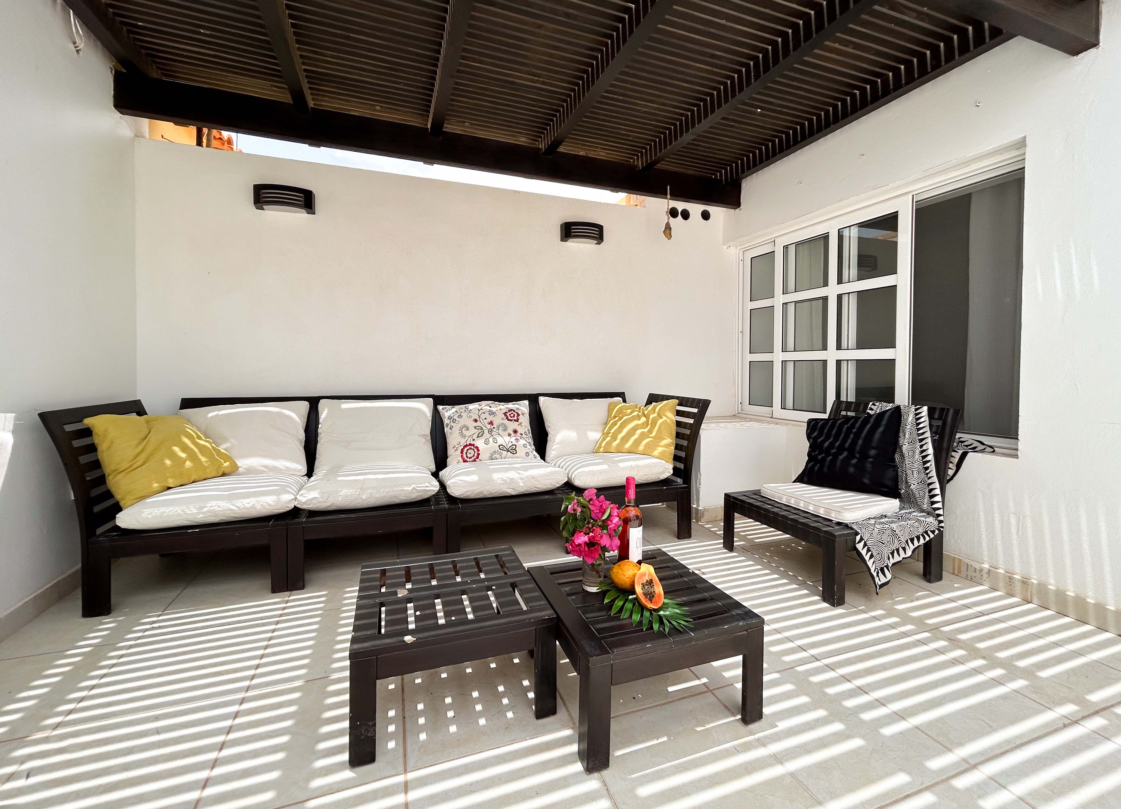 Vila Cabral Apartments Sal Island Cabo Verde, 3 bedroom apartment terrace