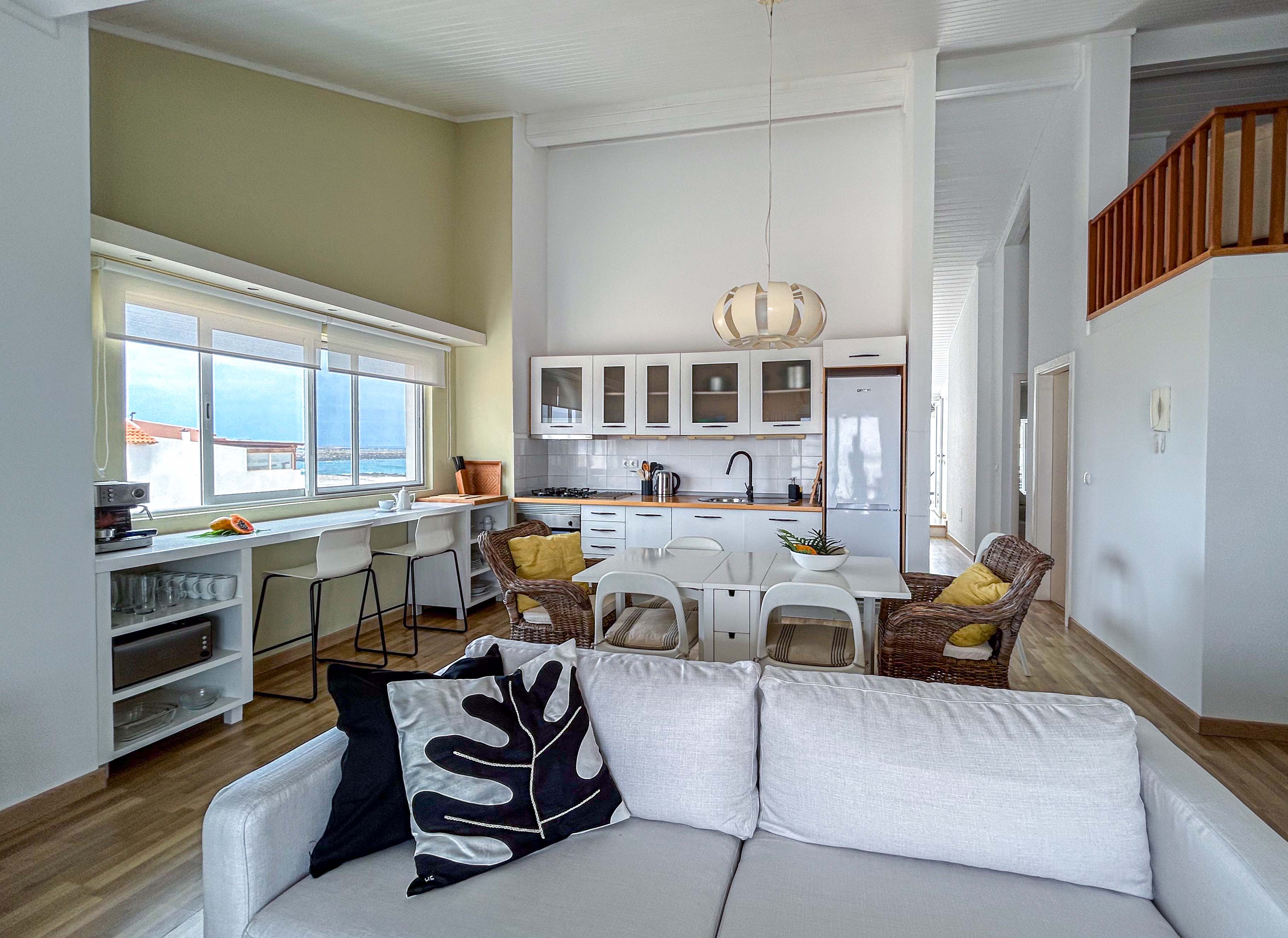 Vila Cabral Apartments Sal Island Cabo Verde, 3 bedroom apartment livingroom