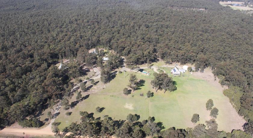 Aerial View of Woodlane's 24 acres