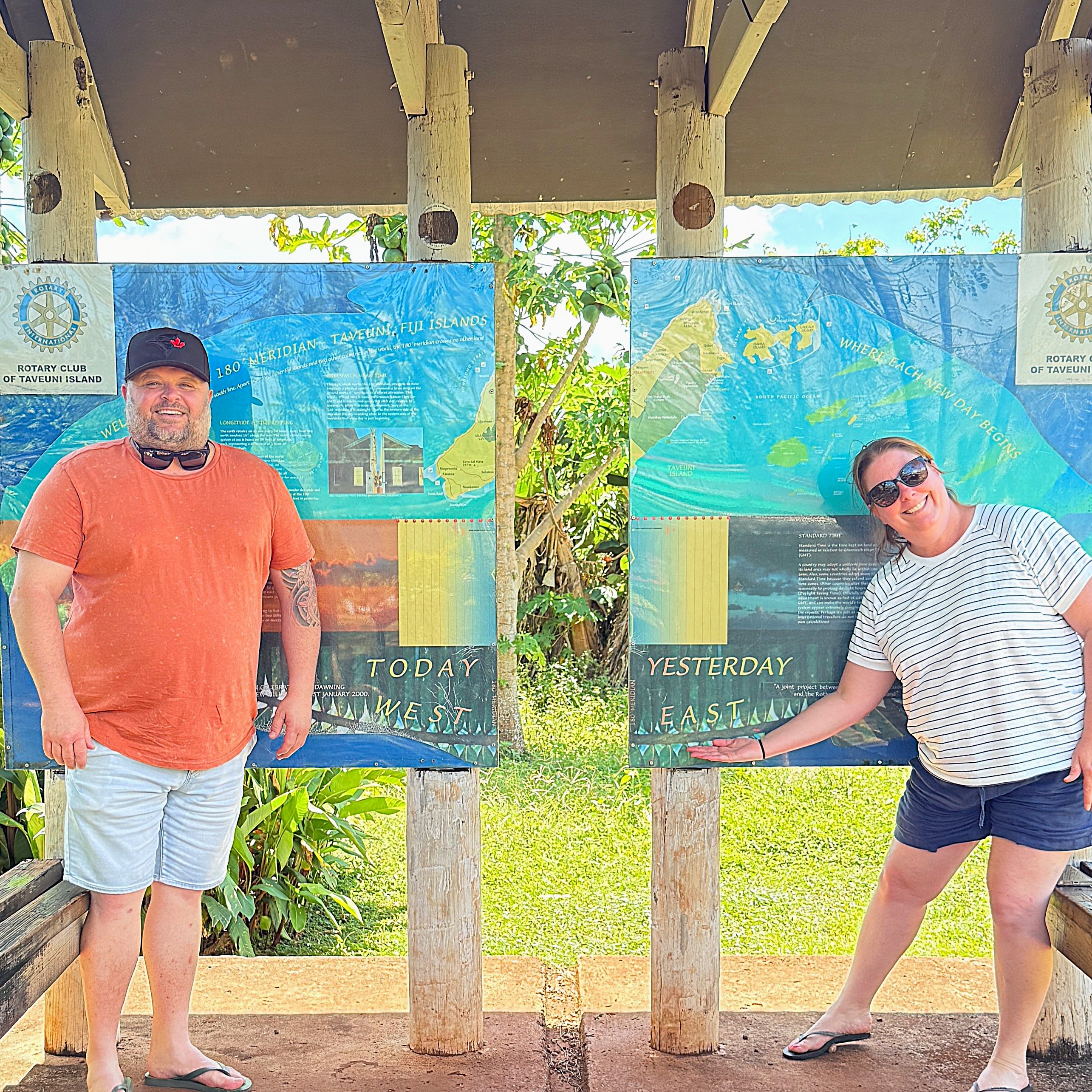 International Dateline Meridian Dateline Taveuni Fiji