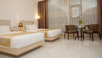 デラックス ダブルまたはツインルーム