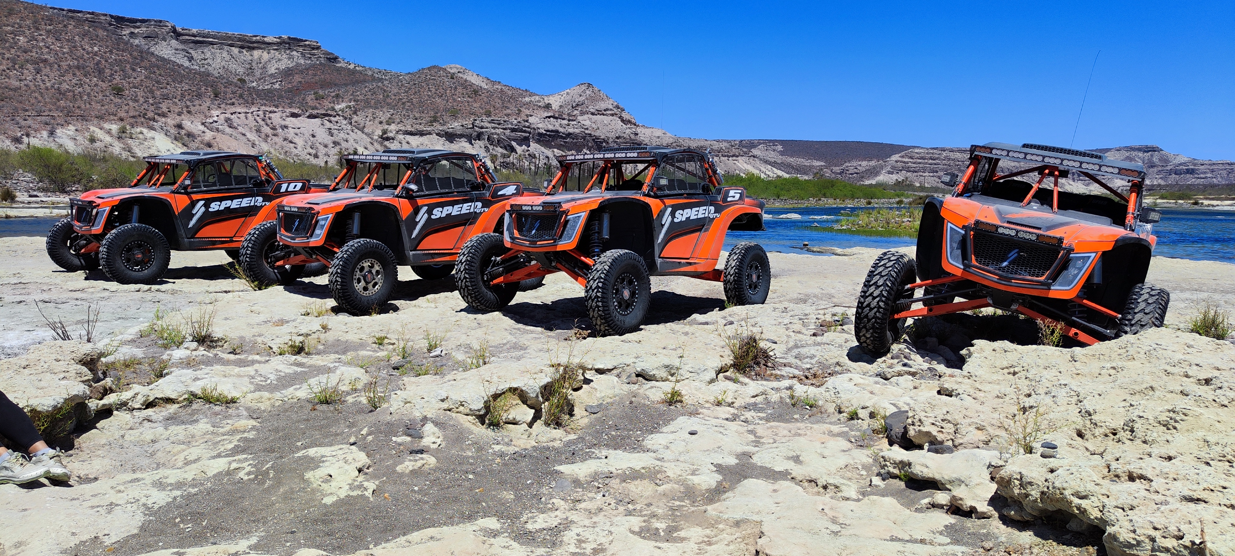Speed UTVs from aventuras tours in Loreto Bay