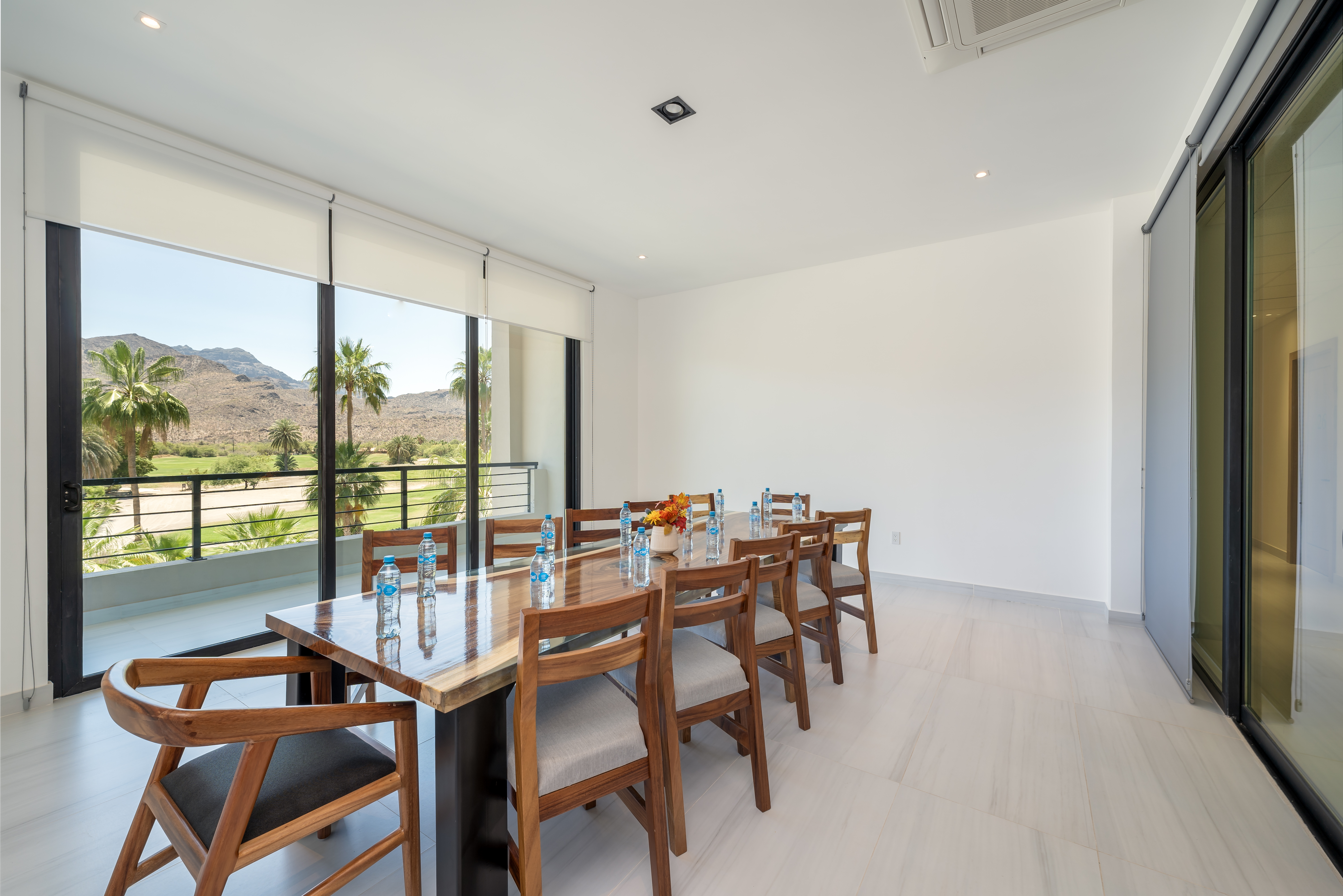 Aventuras Hotel meeting room and table in Loreto Bay