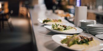 food in Ocotillo restaurant at Aventuras hotel in Loreto Bay Baja