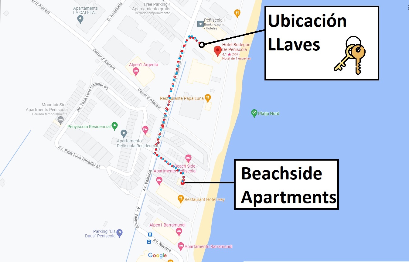 Plano localización Beachside