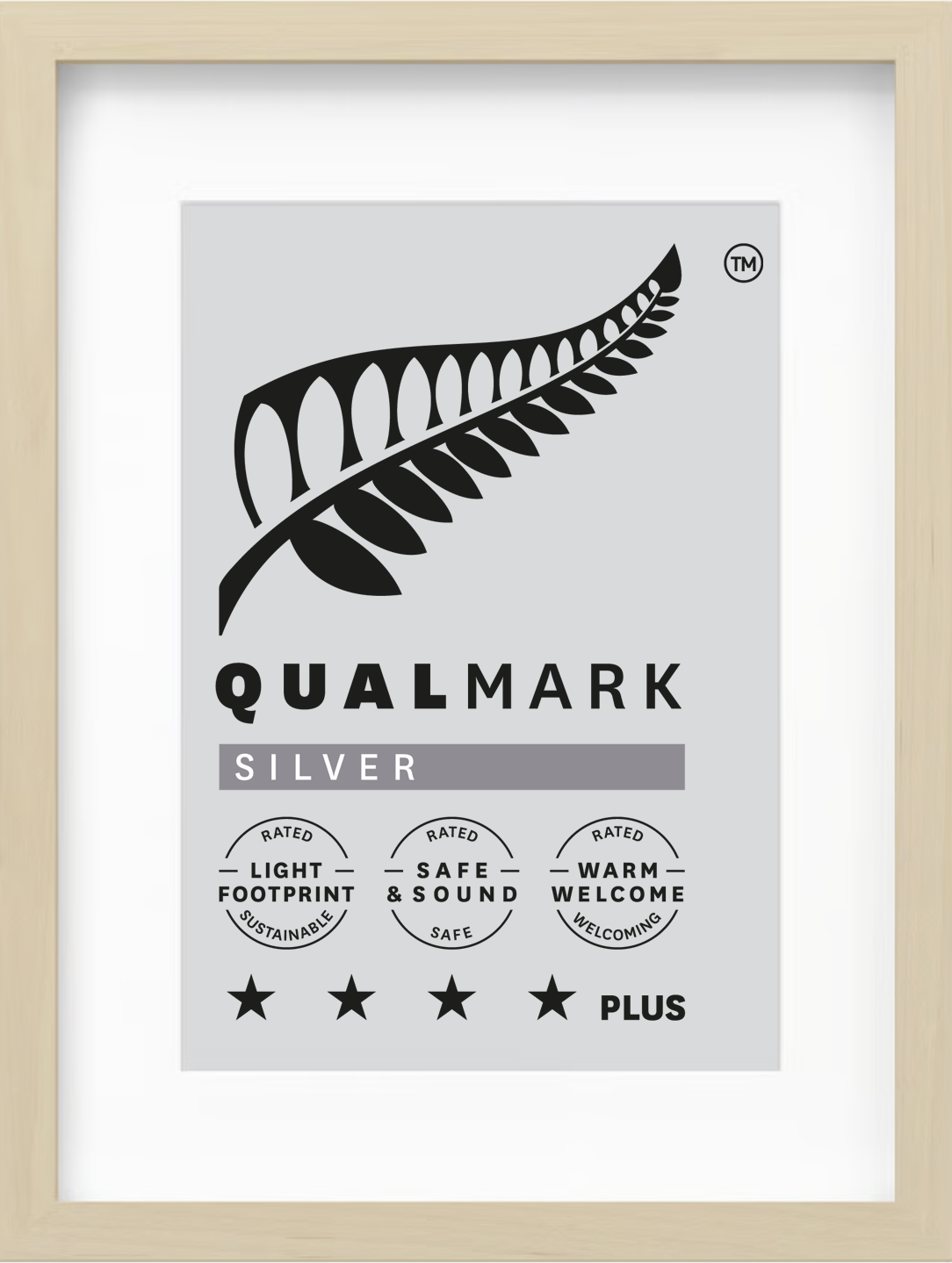 Qualmark Silver 4 Star Plus