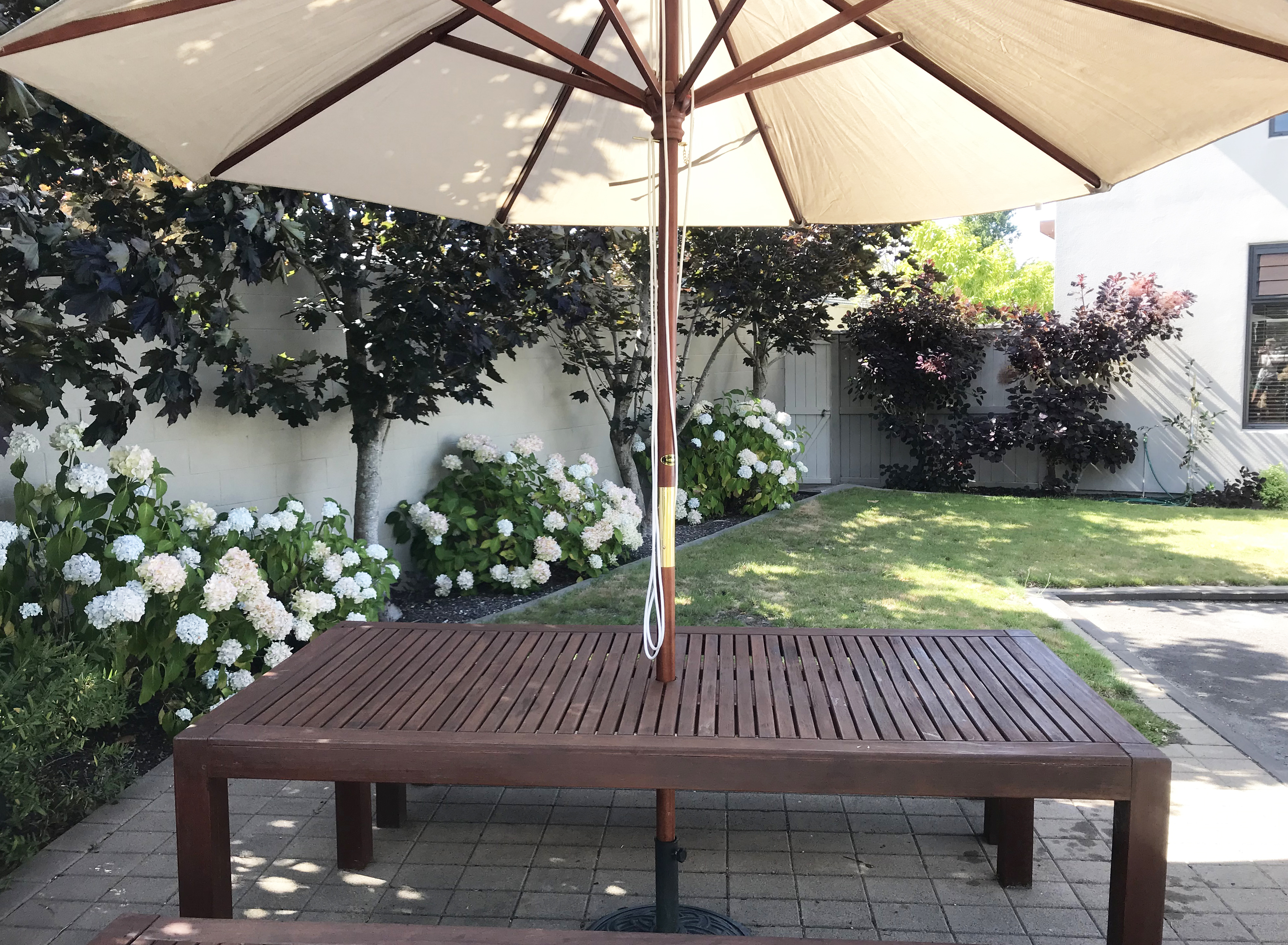 shared outdoor garden