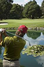 Golfing in Taupo