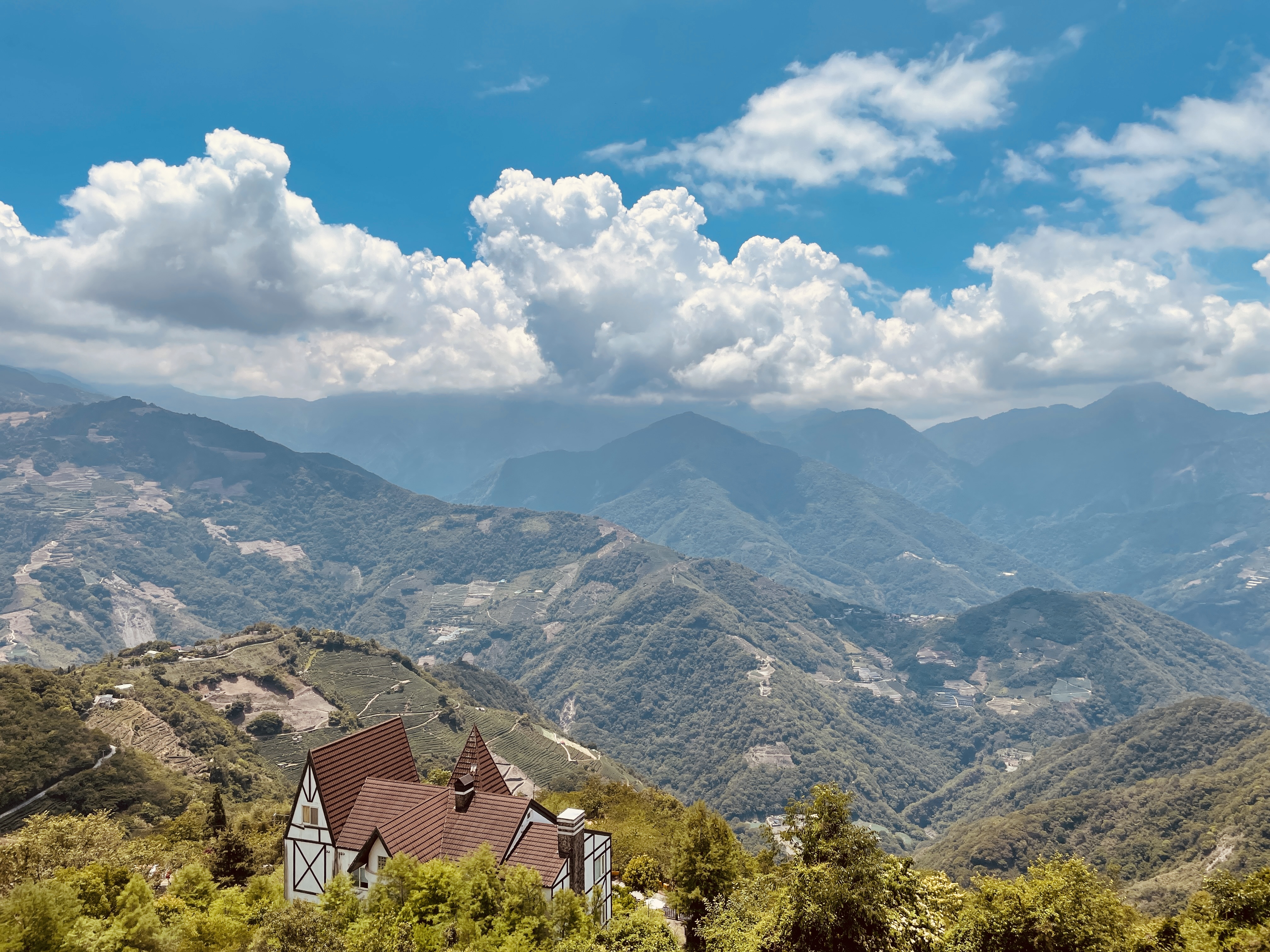 從上往下看得羊角村