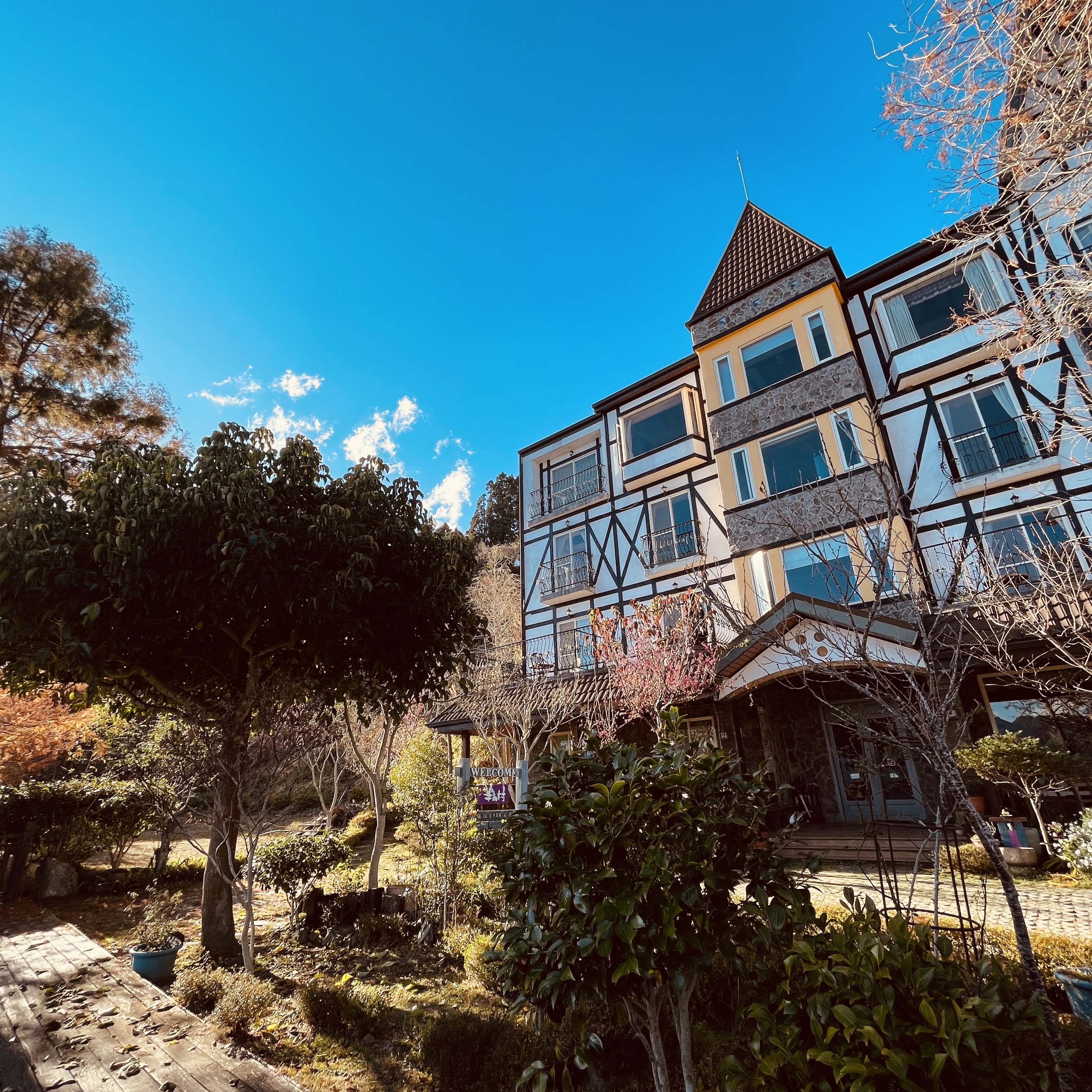 清境農場包棟住宿推薦 -清境羊角村鄉村民宿 獨棟別墅外觀