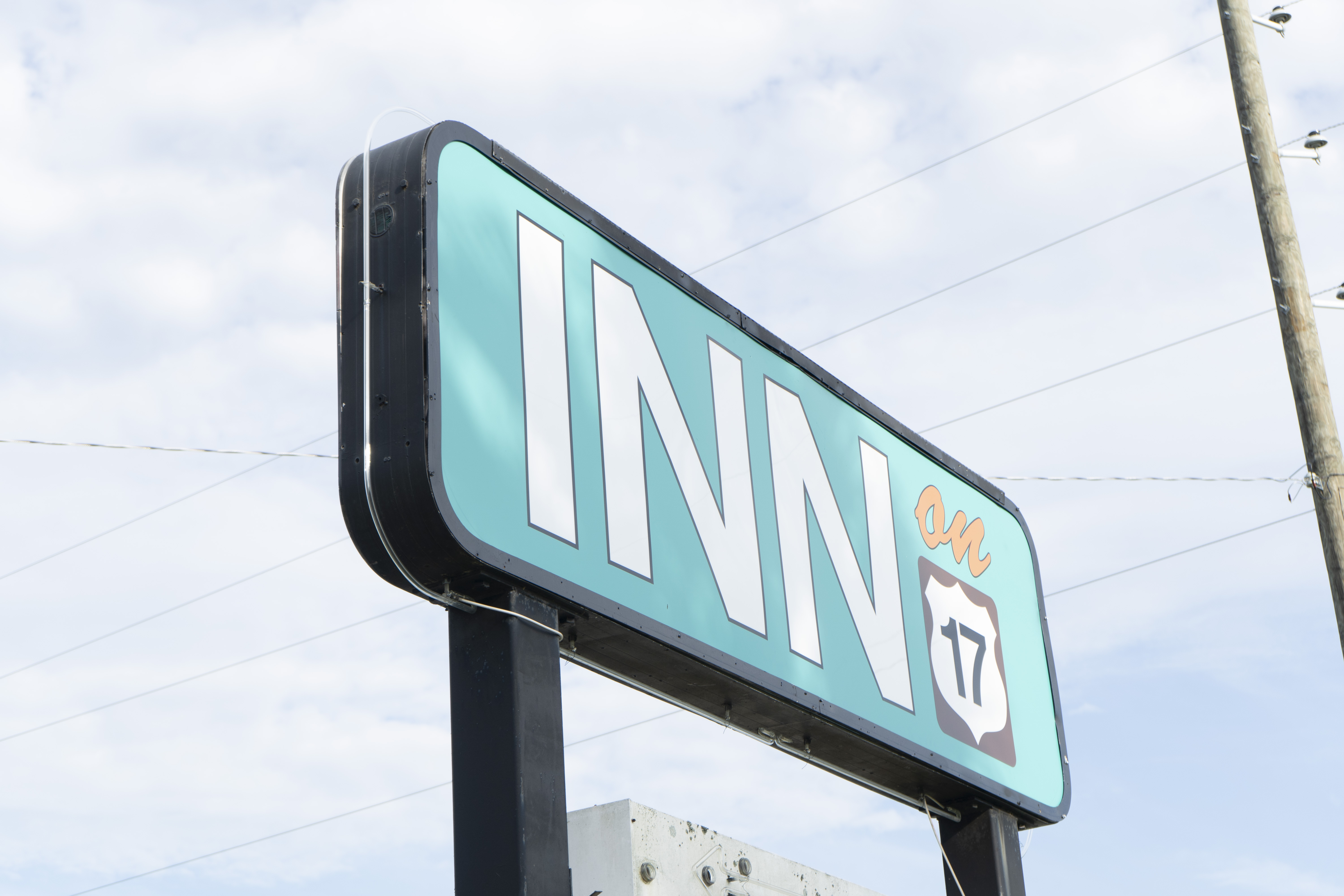 Property sign during the day