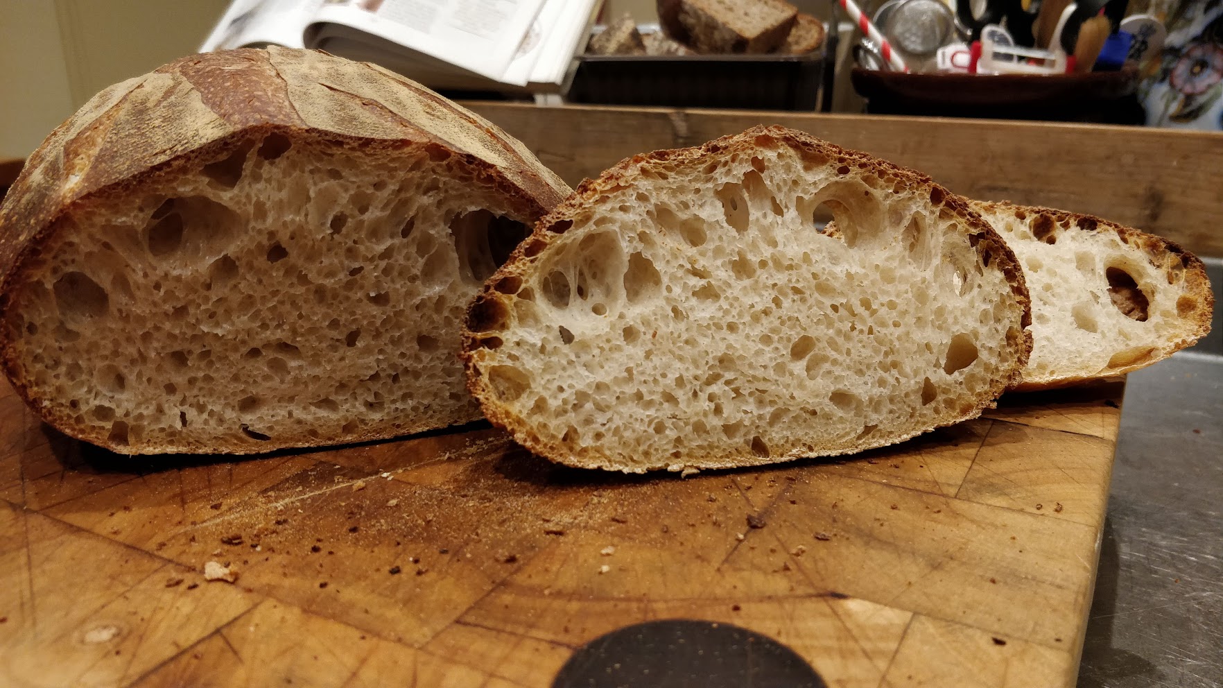 Fresh bread prepared at The Tack Room Restaurant & Bar at The Wensleydale Hotel, Middleham