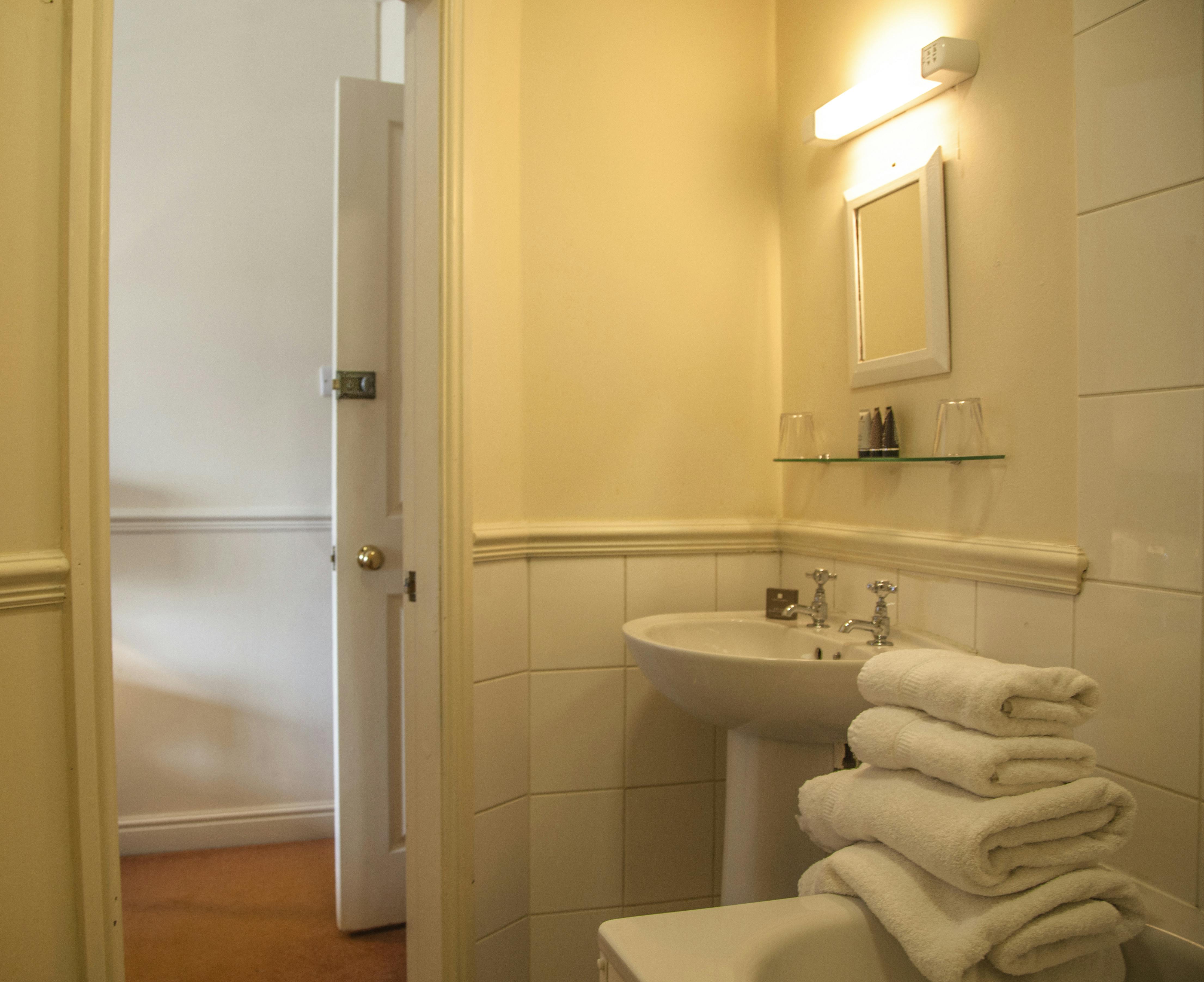Bathroom at The Wensleydale Hotel, Middleham, offers boutique accommodation in the heart of the Yorkshire Dales