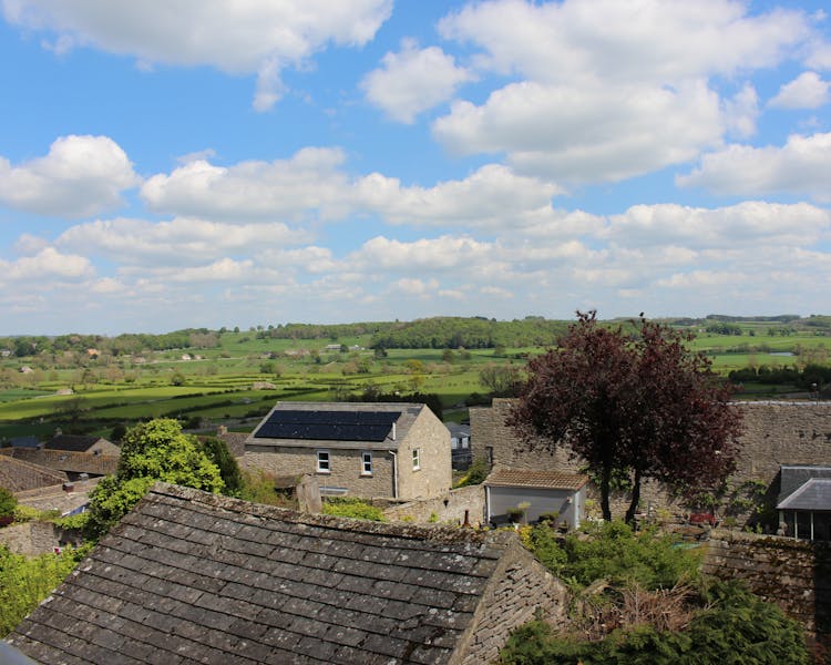 Views over Middleham and Wensleydale from The Wensleydale Hotel in the Yorkshire Dales