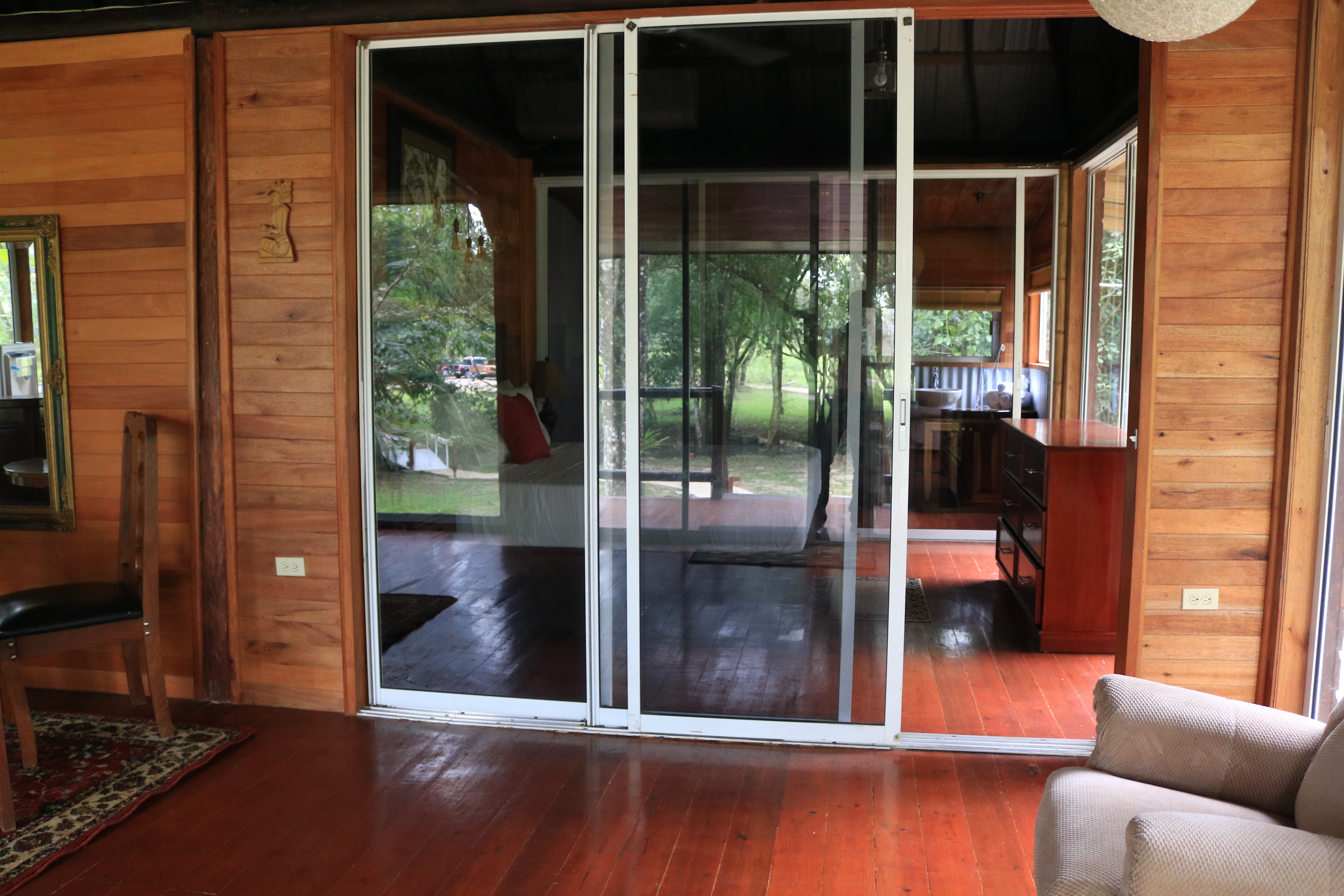 Cohune Villa upper level - open view