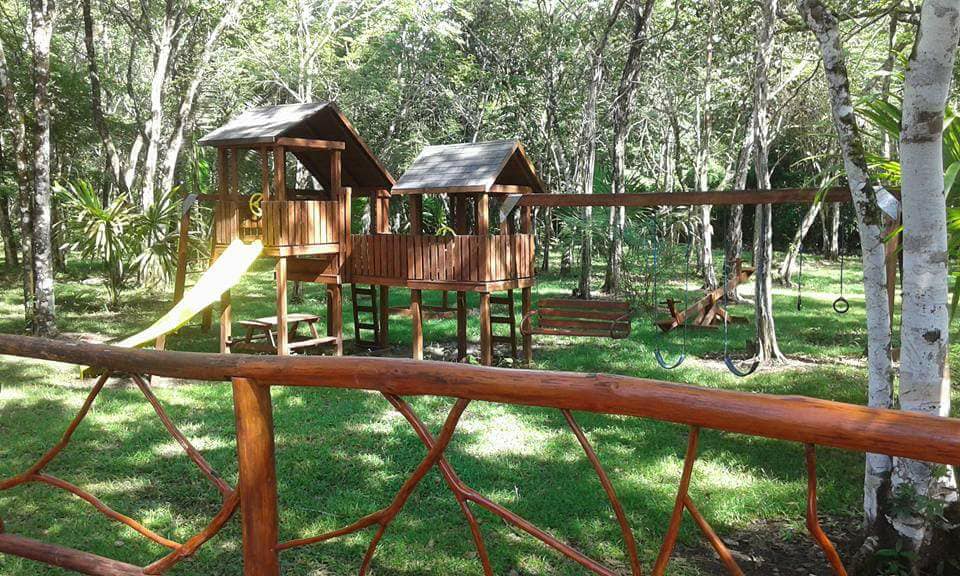 Kiki Witz Playground overlooking the deck