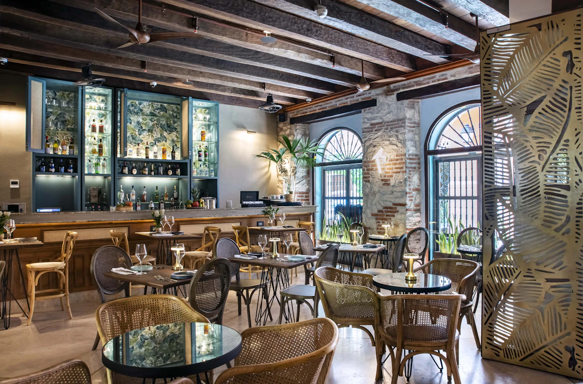 Authentic restaurant beverage photograph from Restaurante Vuelo at Casona del Porvenir