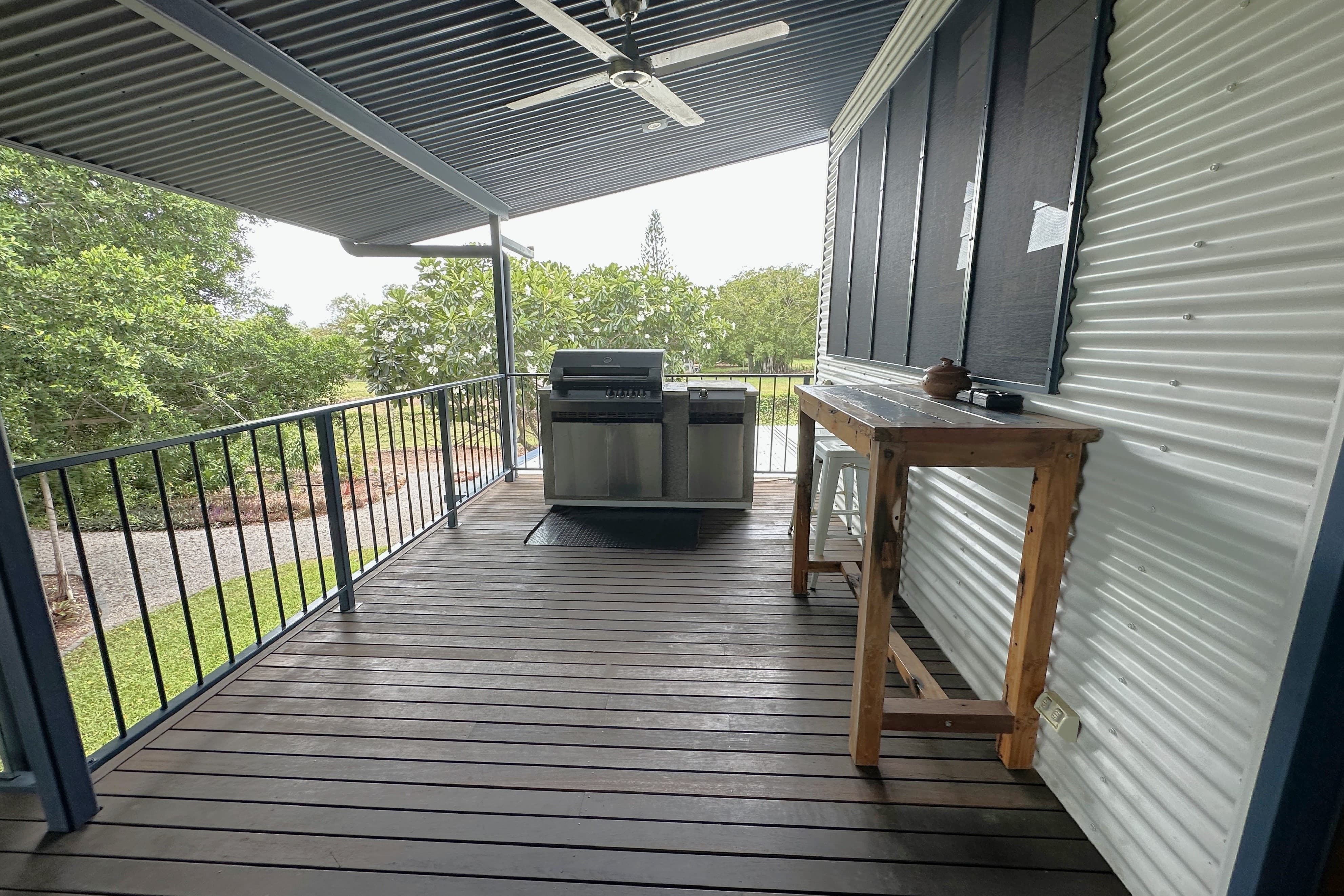 Gourmet Kitchen with BBQ in Beachfront Getaway