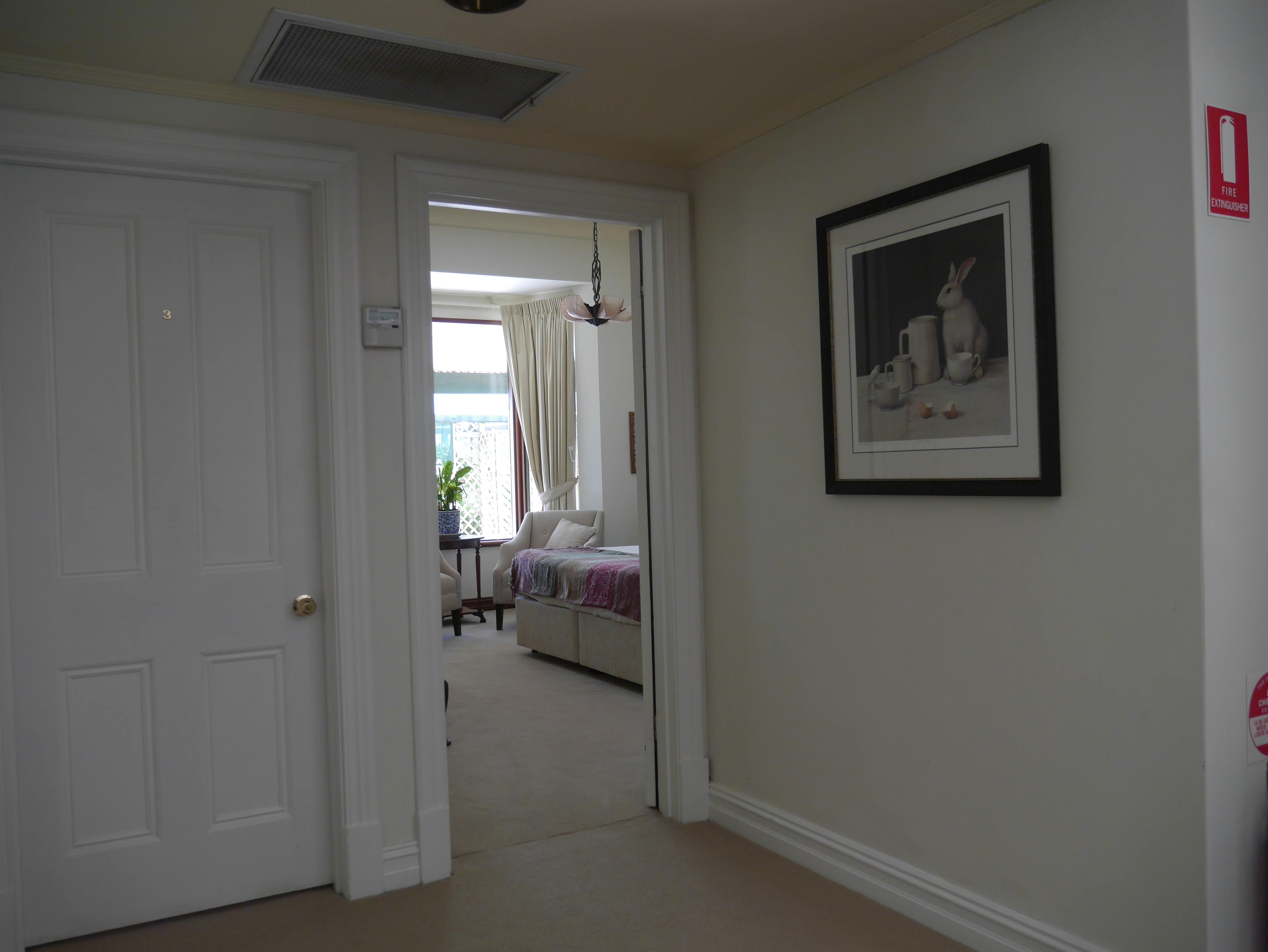 Entrance to guest room