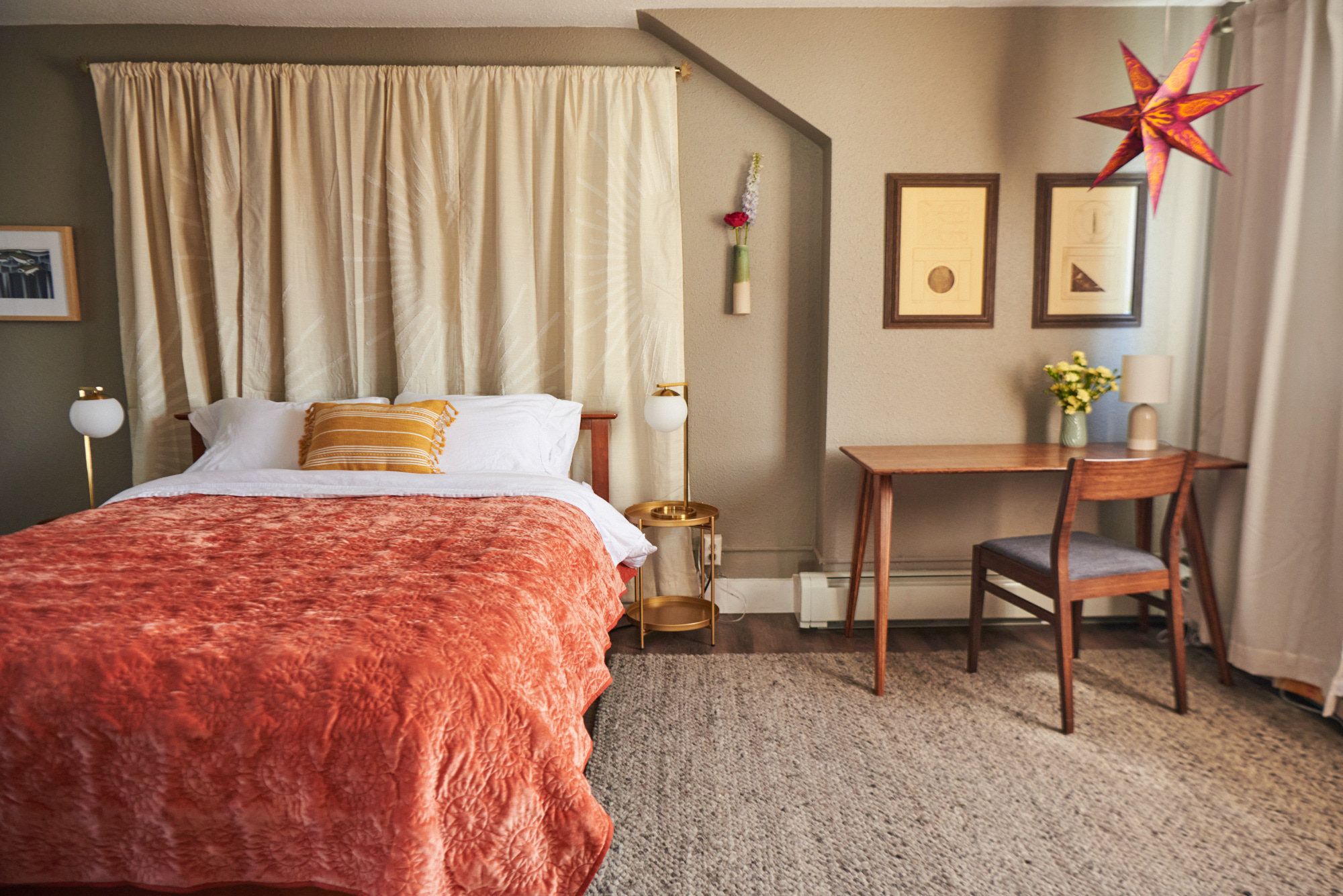 Historic apartment at the Mayor's House at Snob Hollow Inn.