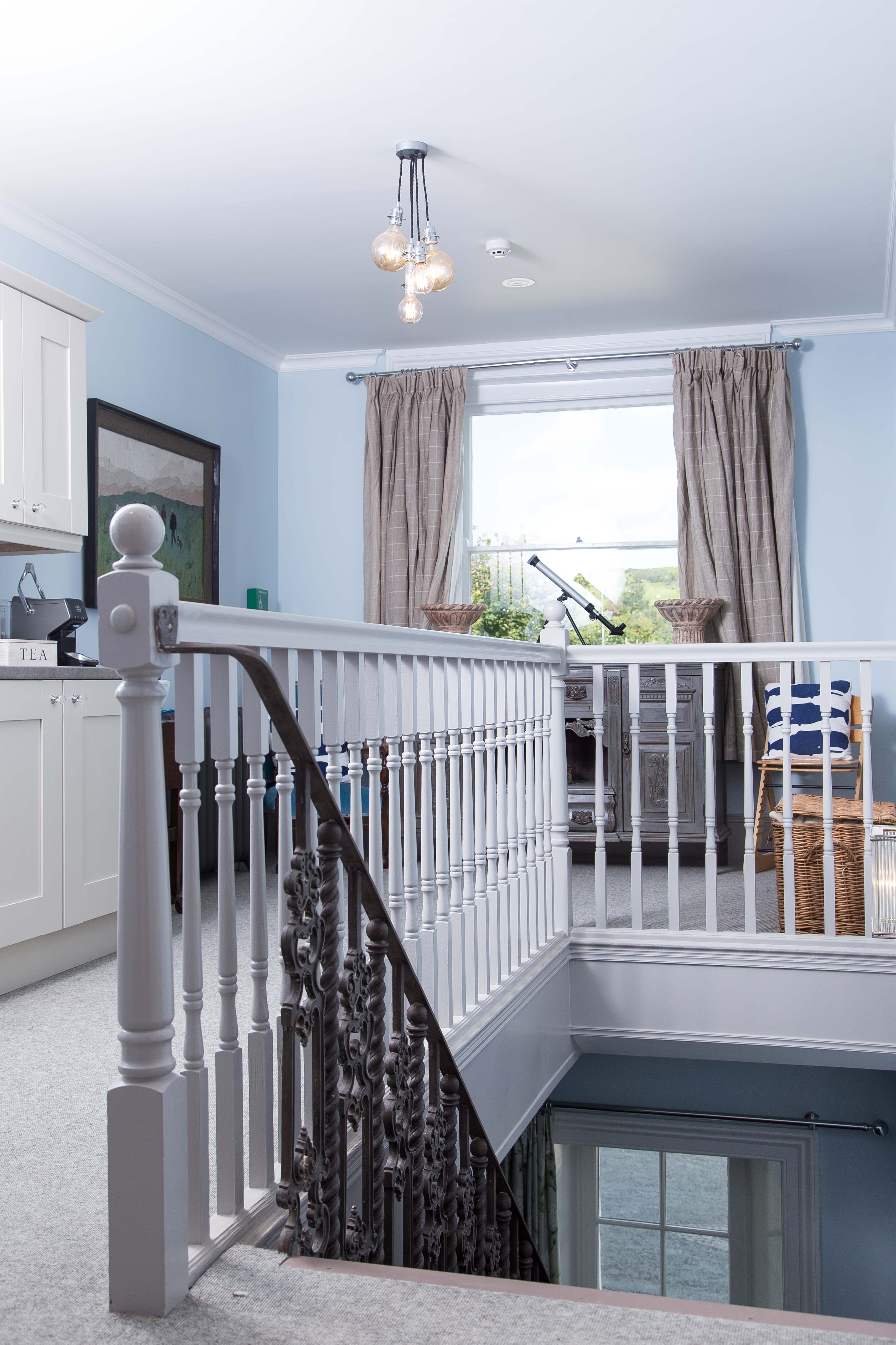 Globe Angle first floor landing with refreshment area