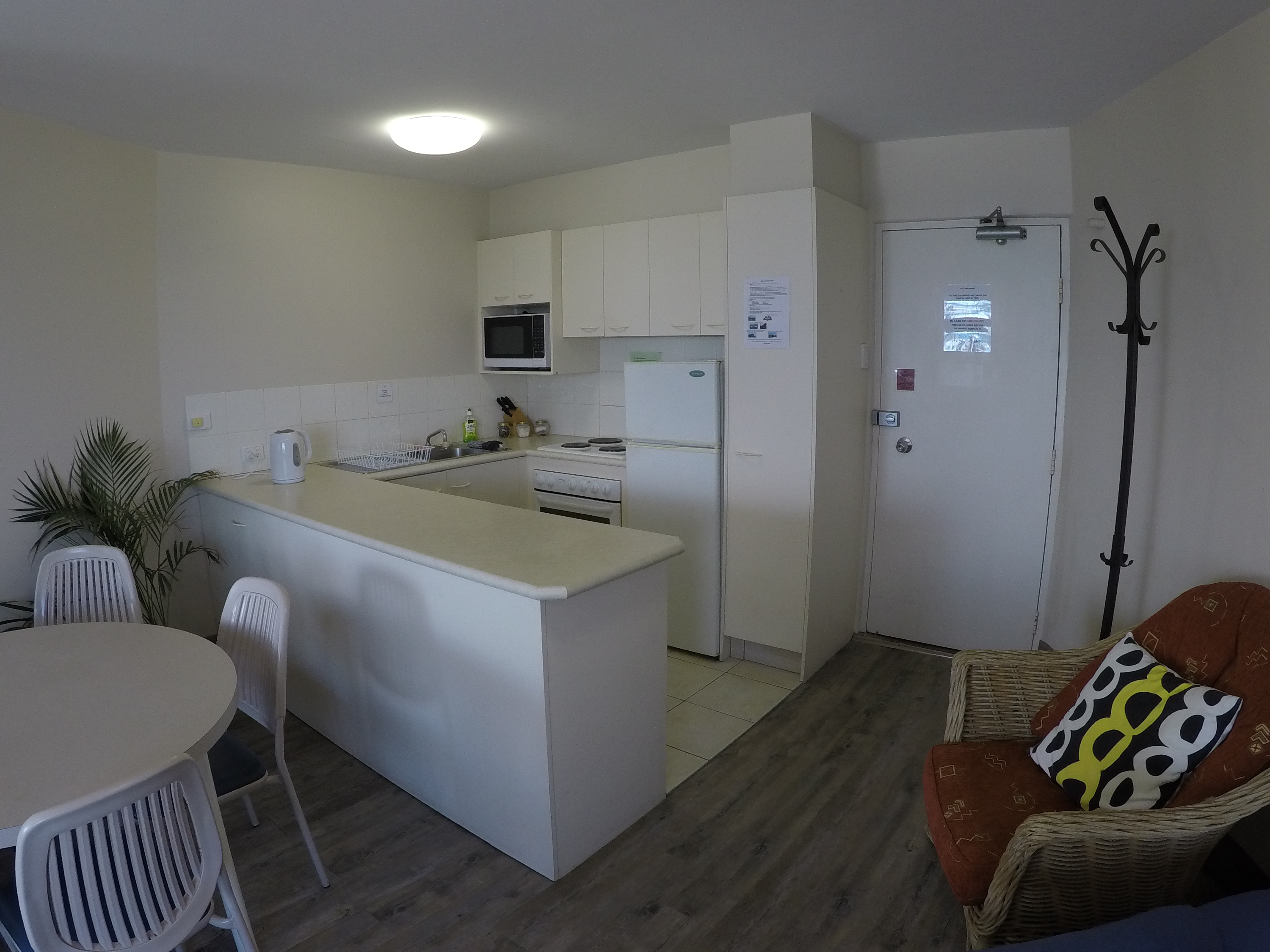 one bedroom apartment with ocean view, surfers paradise beach, gold coast beach, queensland, australia