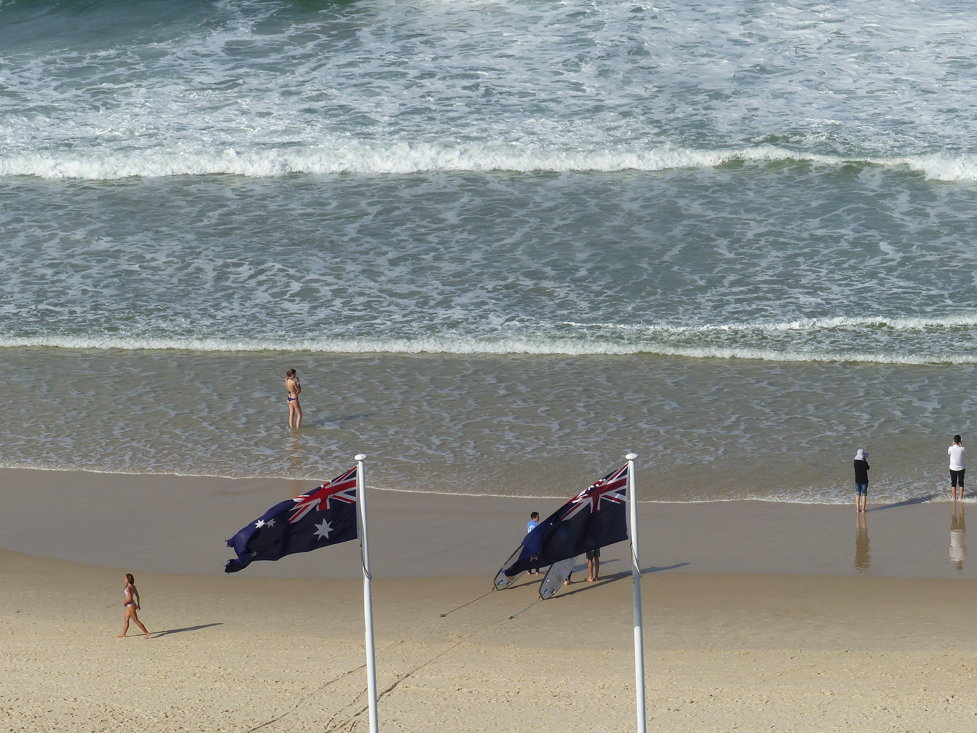 surfers paradise beach, gold coast beach, queensland, australia