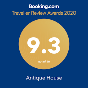 Traveller Review Awards 2020 for Antique House B&B