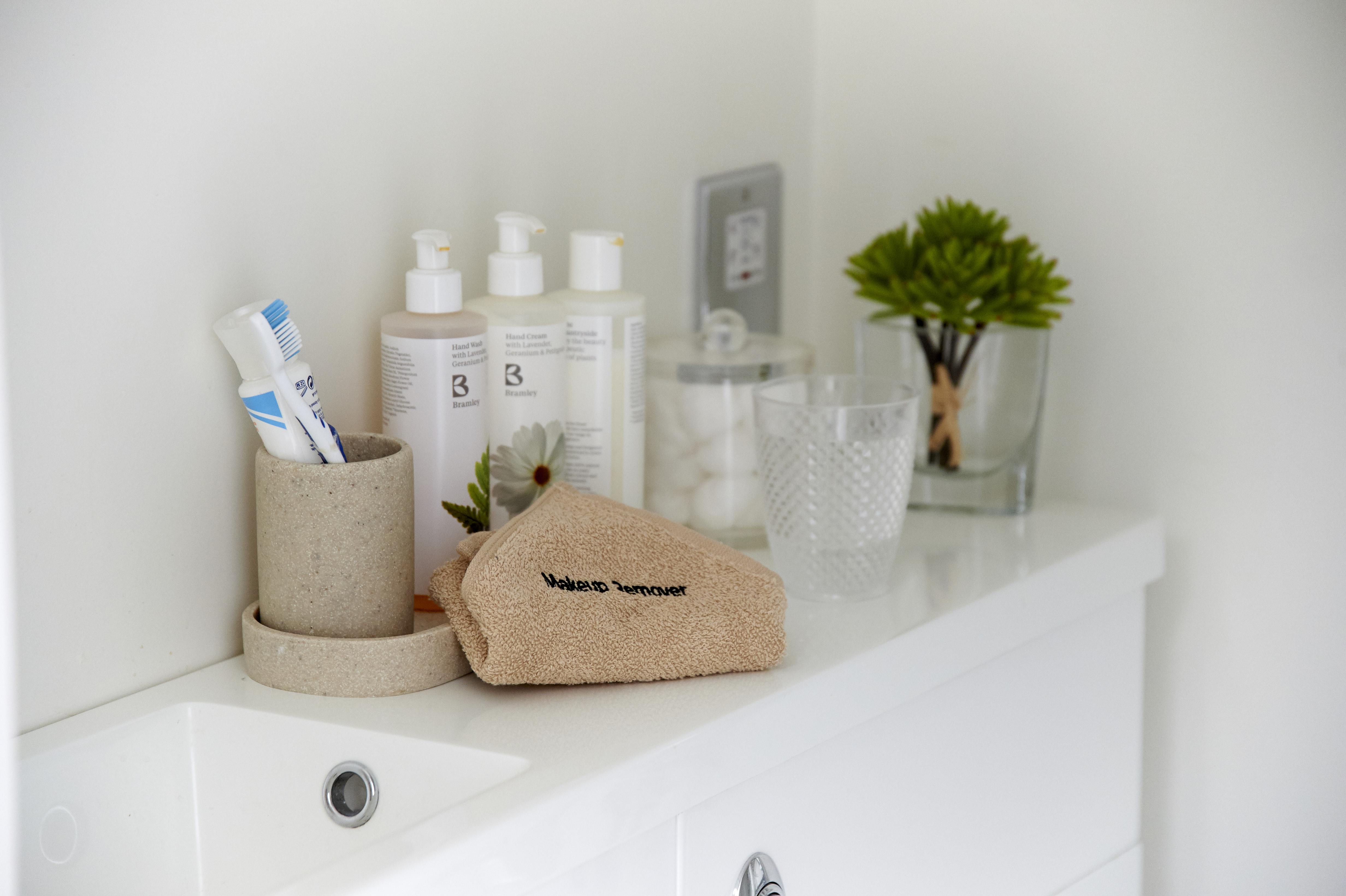 Complimentary Bramley toiletries