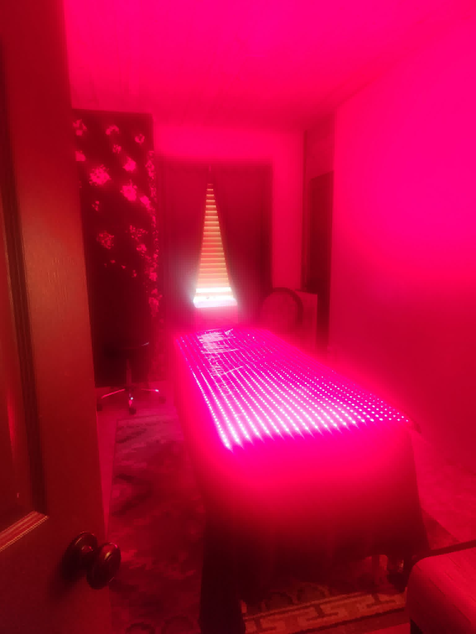 Red light therapy is now available onsite thru Talihina Massage & Healing Arts. We have a new spa room!