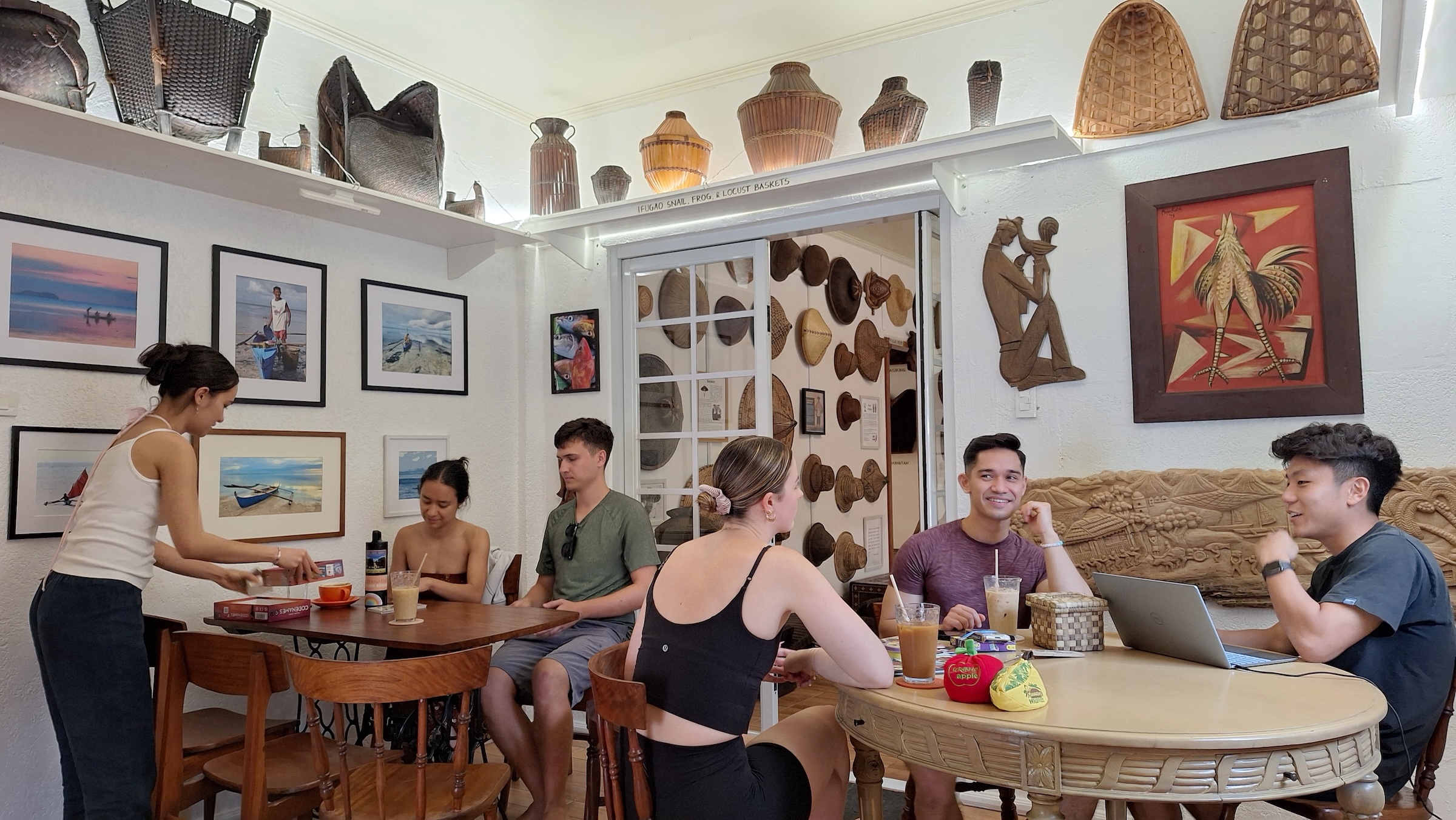 cafe gallery white villas resort siquijor