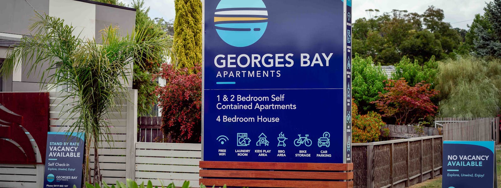 Welcome to Georges Bay Apartments.