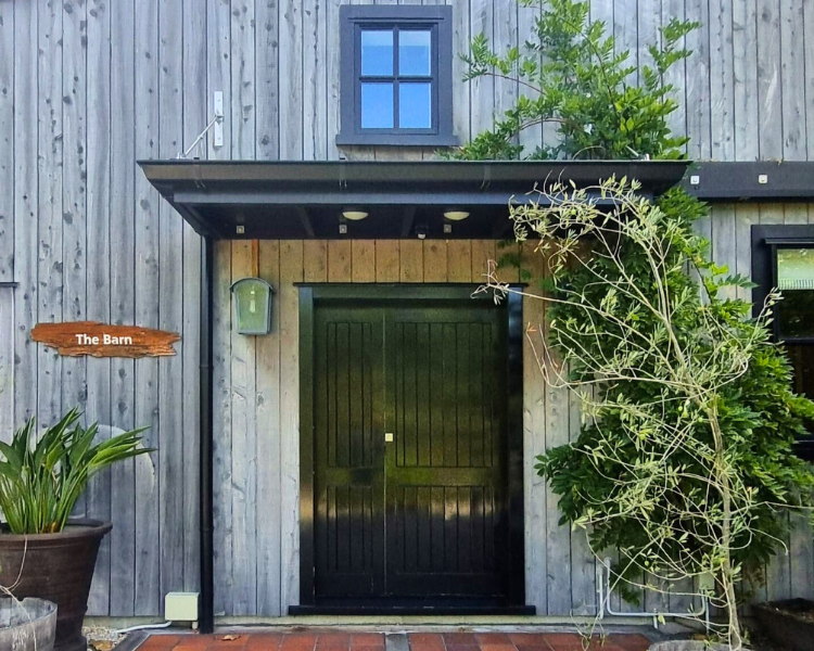 Exterior entranceway - The Barn, 970 Lonely Bay Lodge