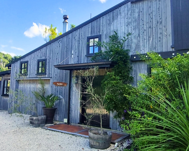 Beautiful and rustic exterior entranceway - The Barn, 970 Lonely Bay Lodge