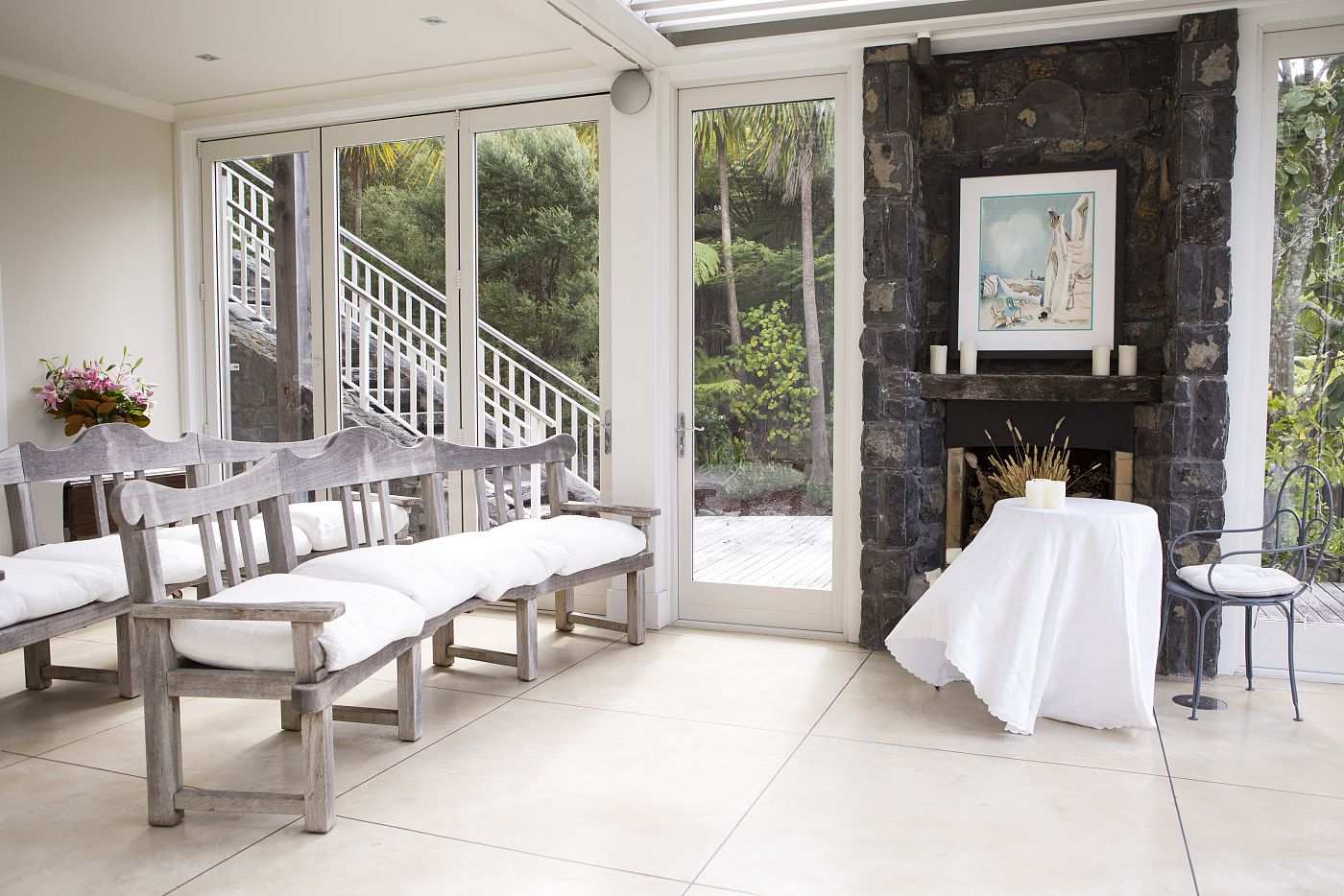 Indoor seating for signing of the marriage certificate - 970 Lonely Bay Lodge