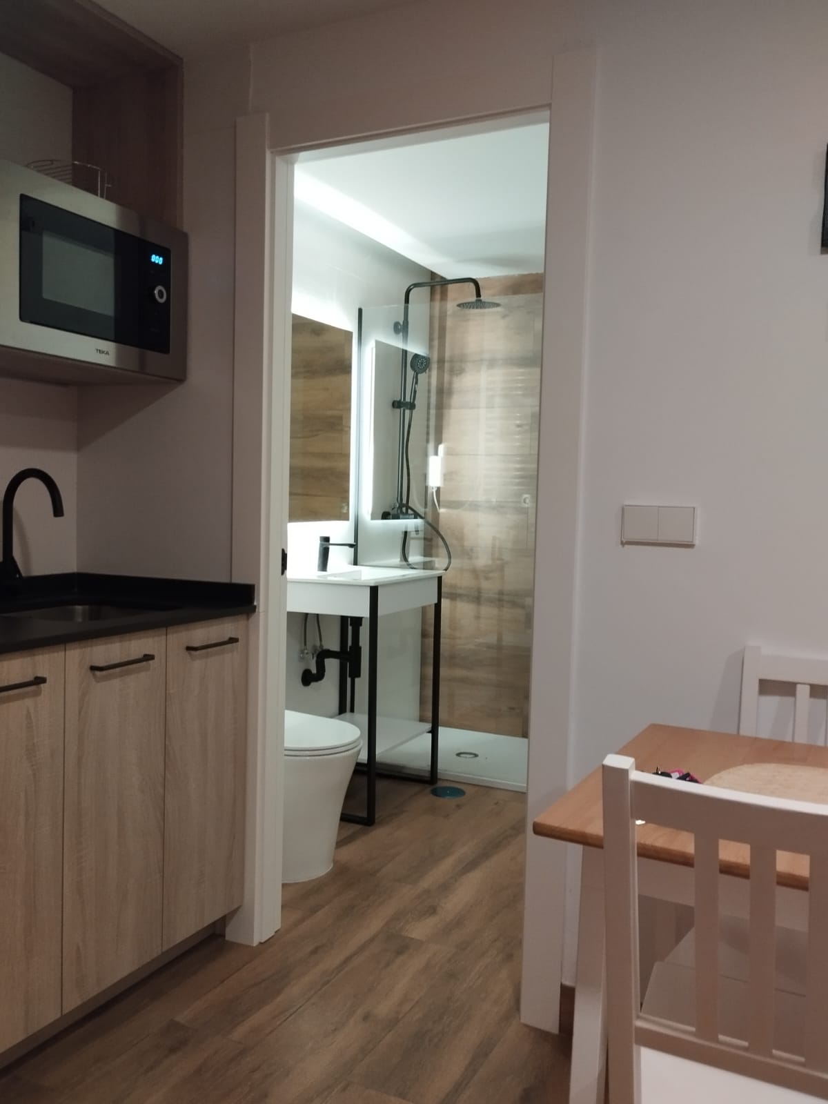 Estudio 2/4 vista pistas con terraza