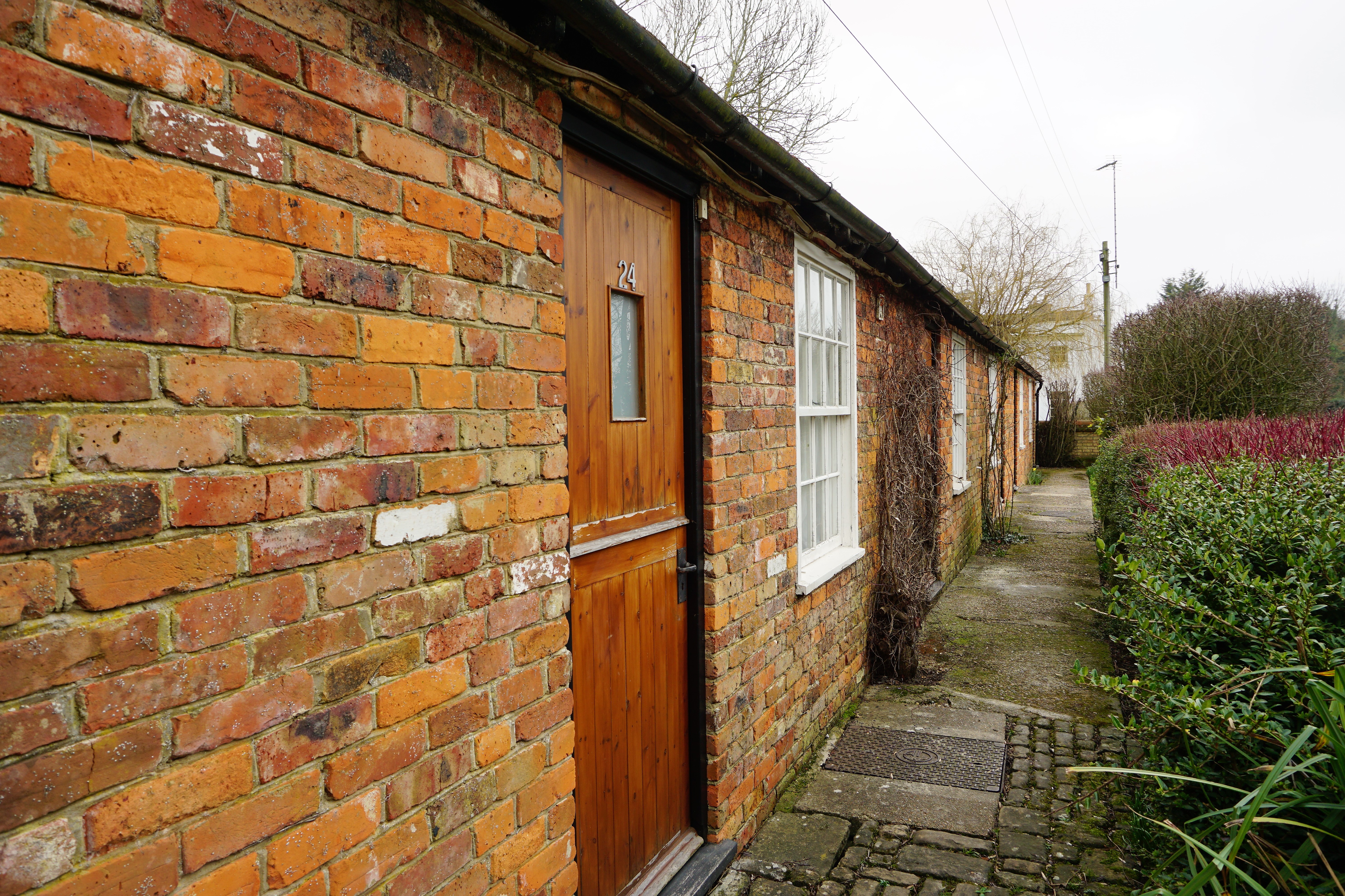 Close up shot of the accommodation block