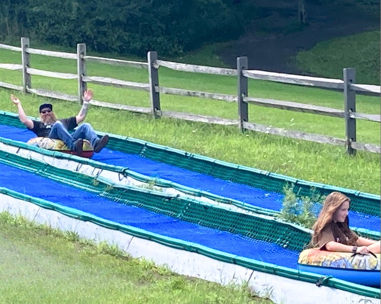 Enjoy thrilling outdoor adventure in the mountains at Pocono Mountain Villas at Blue Lightning Tubing.