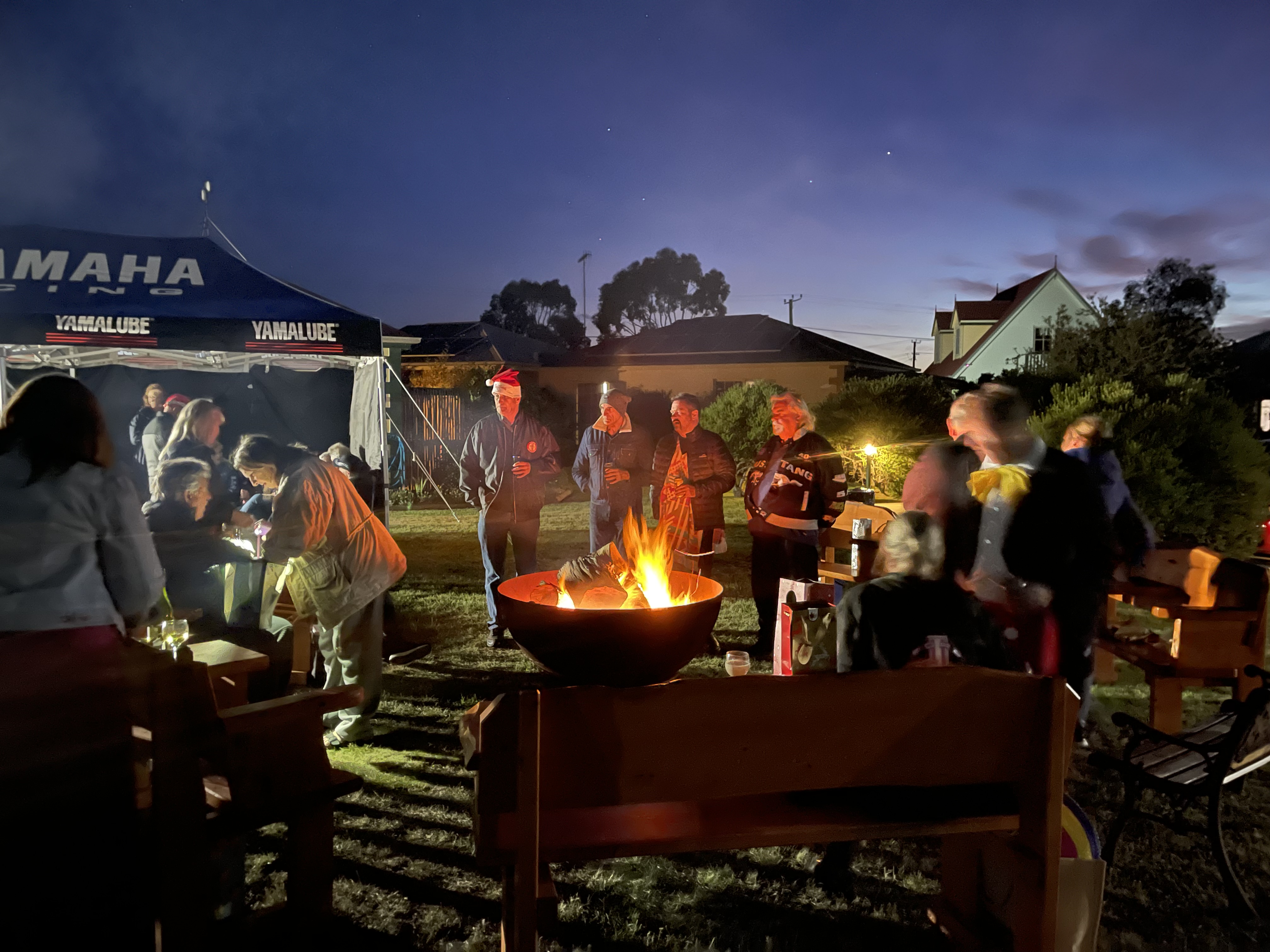 Our Fire Pit for Group bookings is available