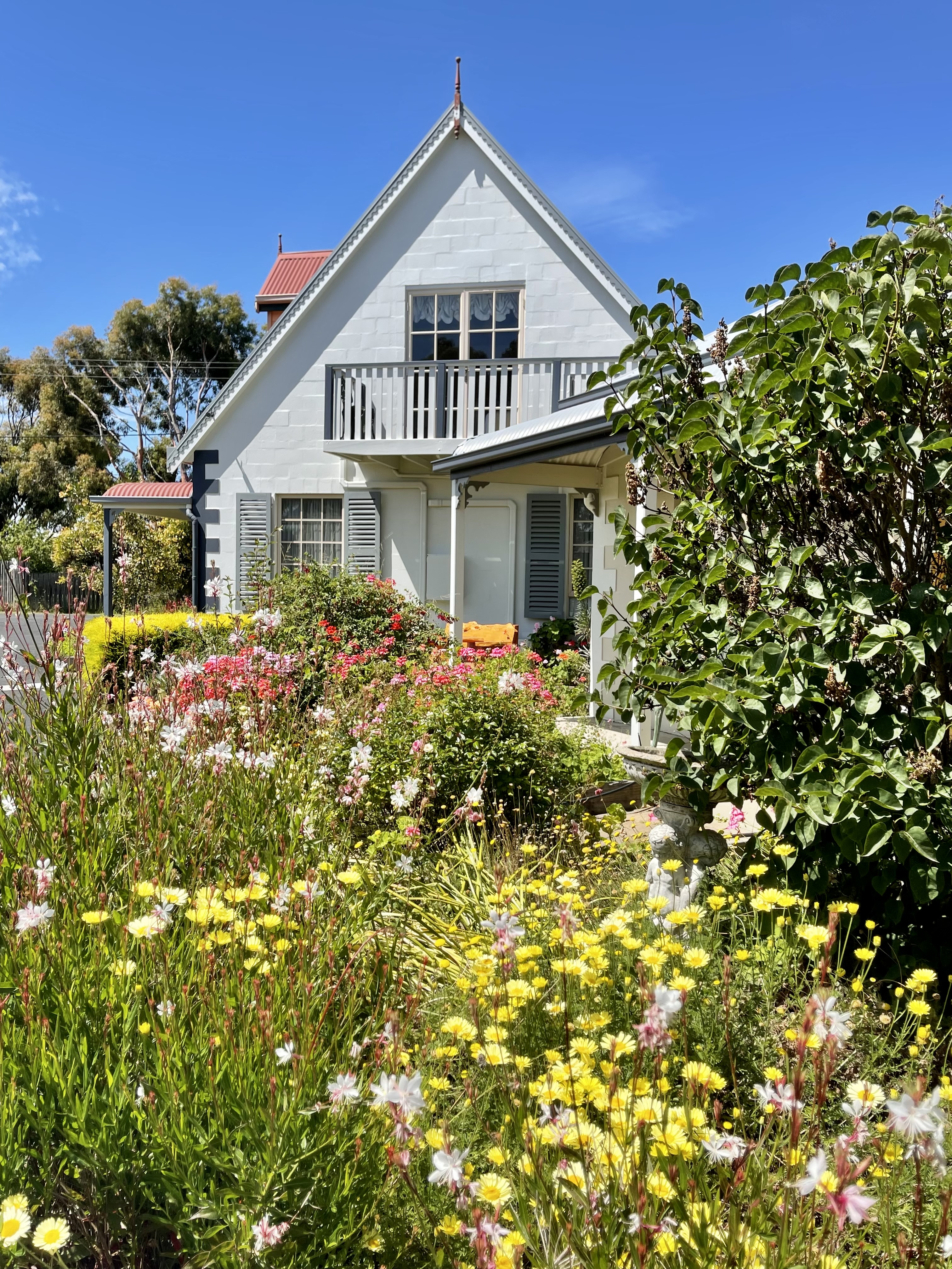 Expansive and colourful cottage gardens 1