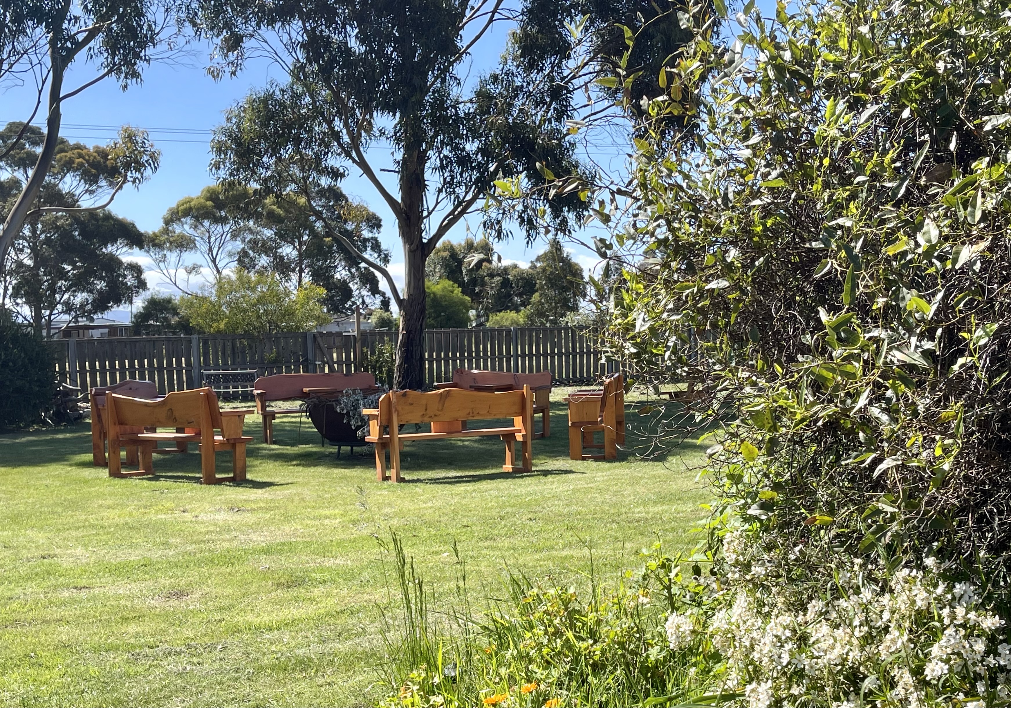 Fire Pit and surrounds