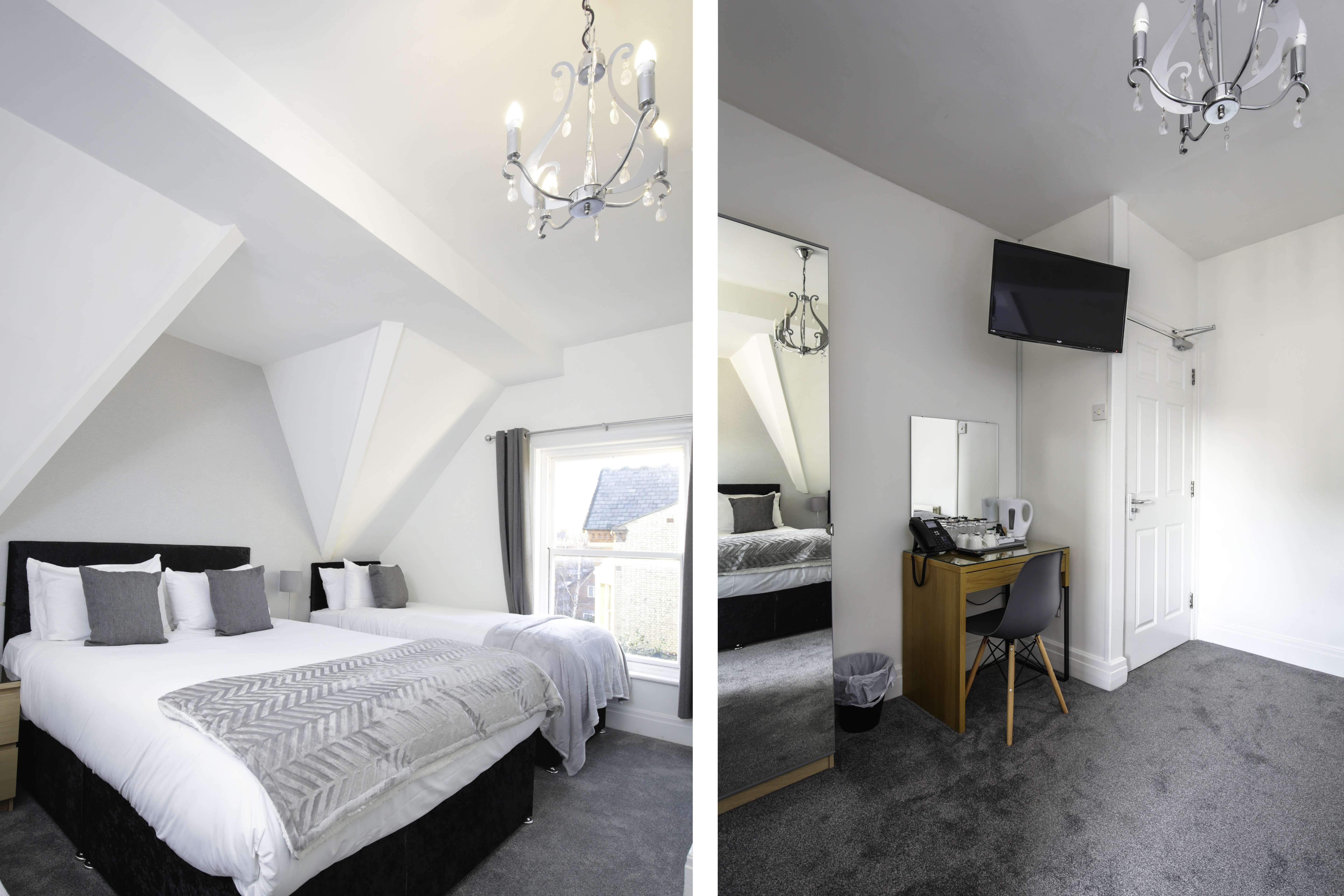 double room, Triple room, Quad Room, Twin Room, Single Room bed & breakfast, liverpool, sefton park, lake view, Ensuite