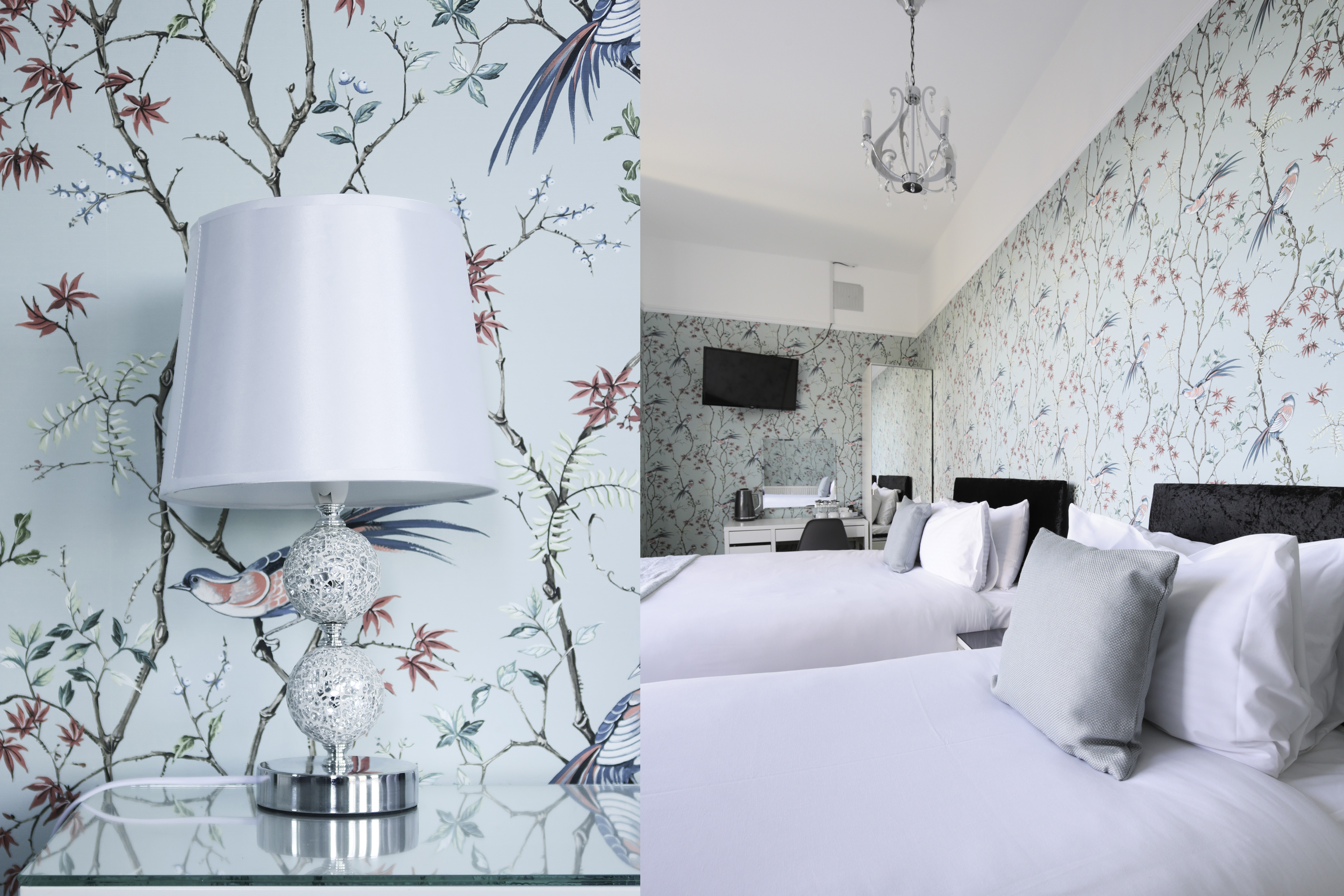 double room, Triple room, Quad Room, Twin Room, Single Room bed & breakfast, liverpool, sefton park, lake view, Ensuite