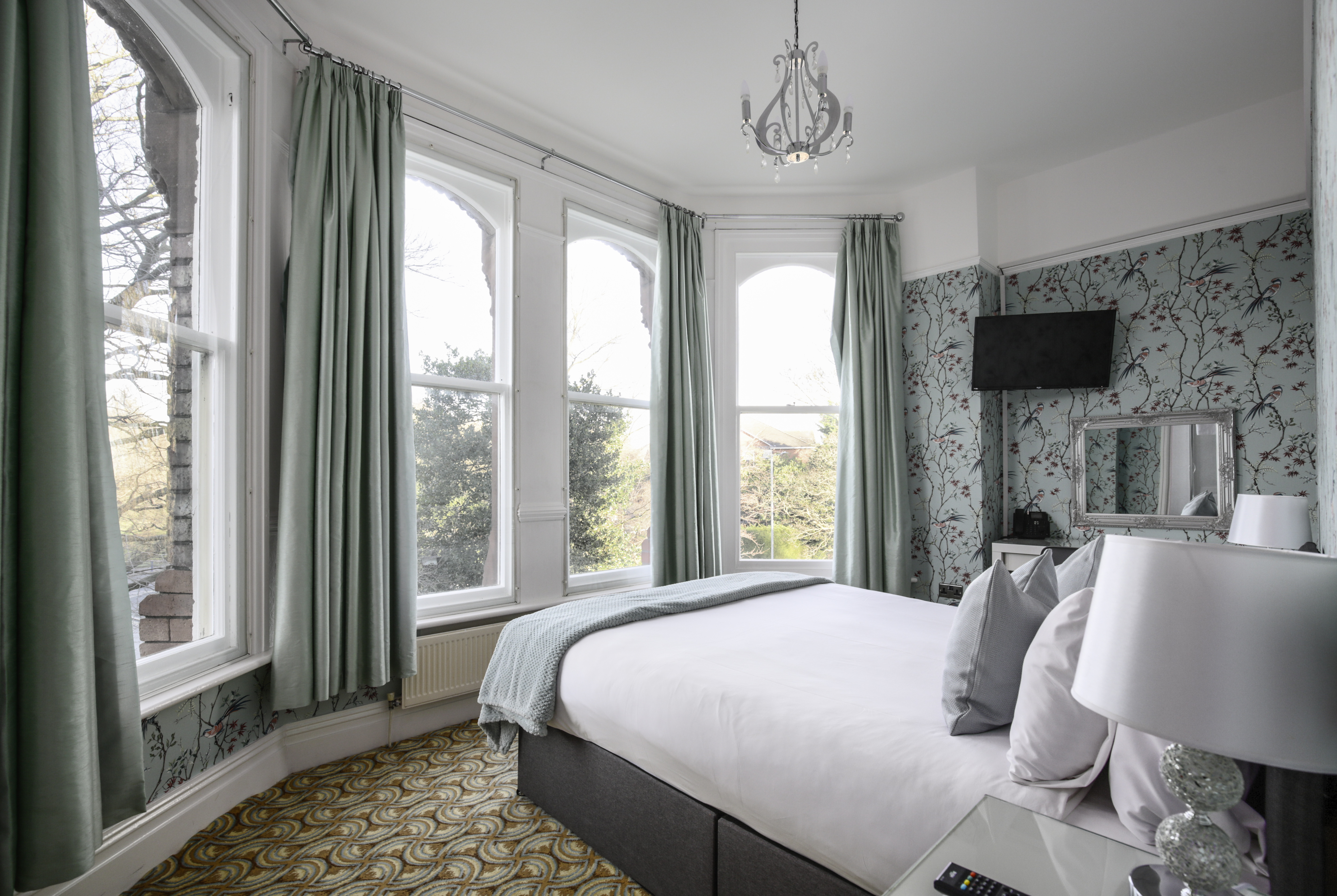 double room, Triple room, Quad Room, Twin Room, Single Room bed & breakfast, liverpool, sefton park, lake view, Ensuite