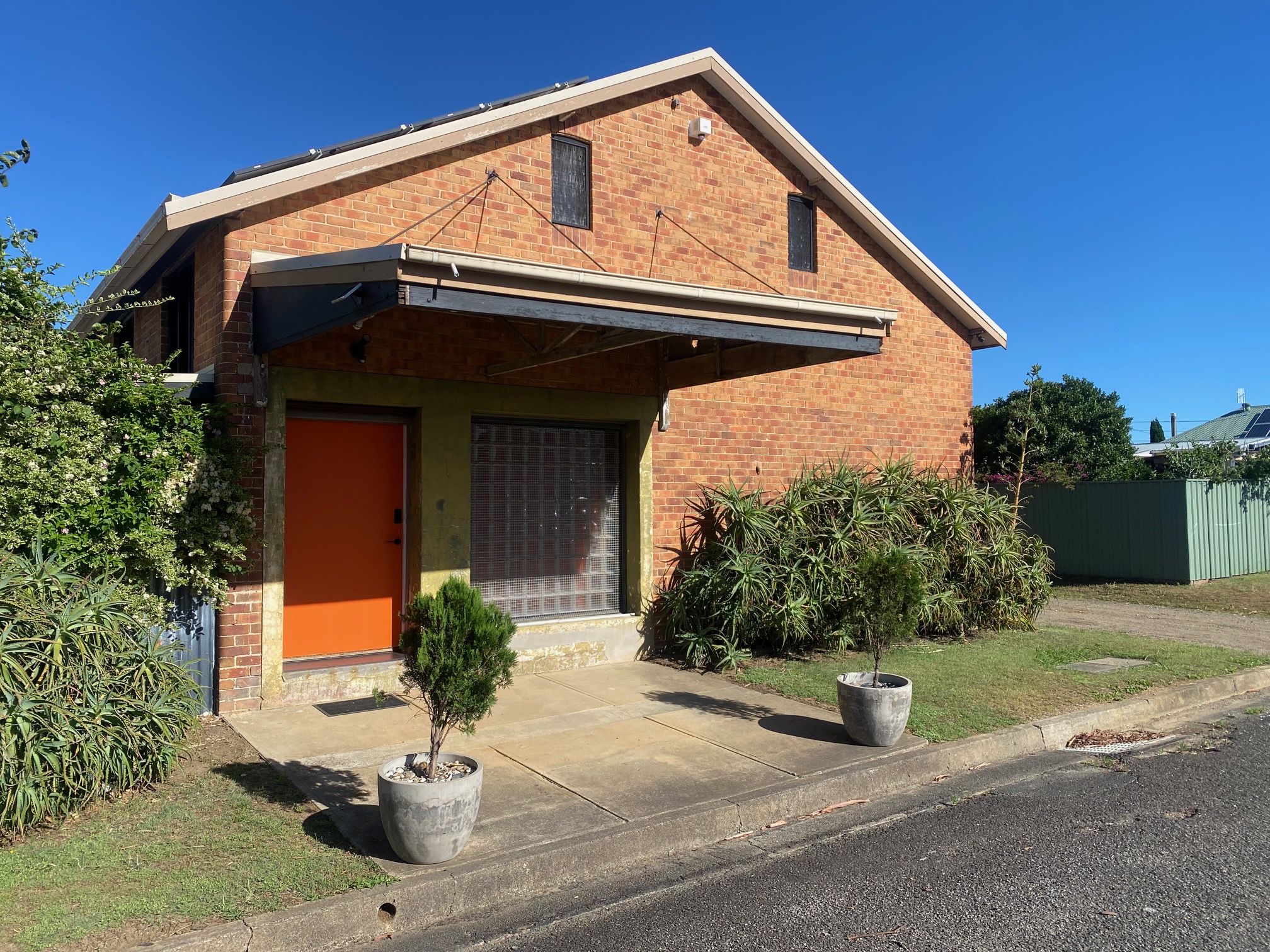 Front door off Mulbring Street