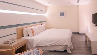 典雅雙人房無窗戶-(一大床房)