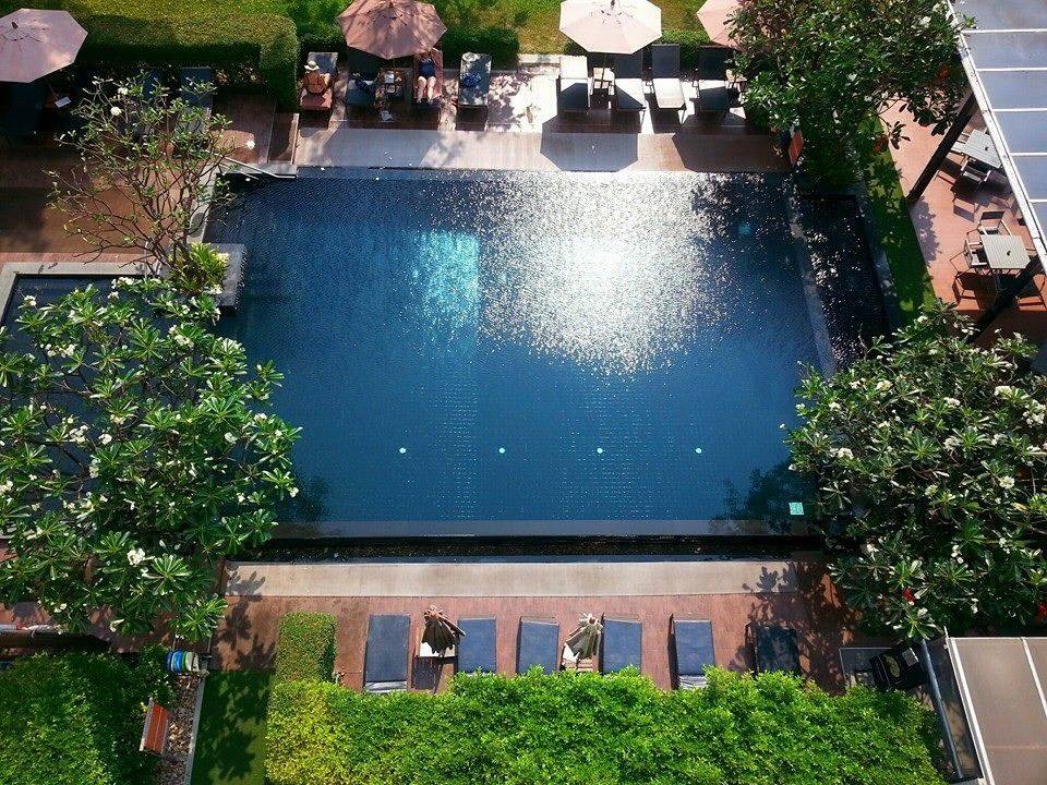 West wing building swimming pool