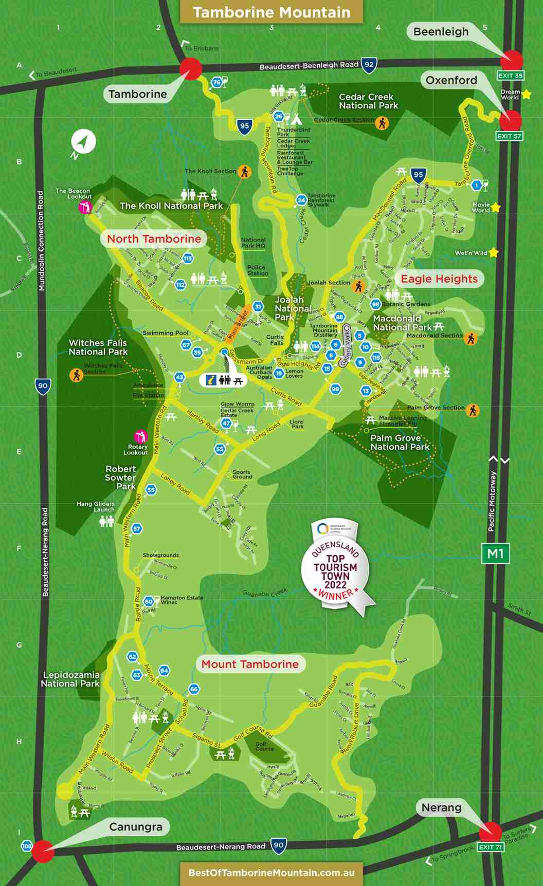 Tamborine Mountain Waterfall and Trails